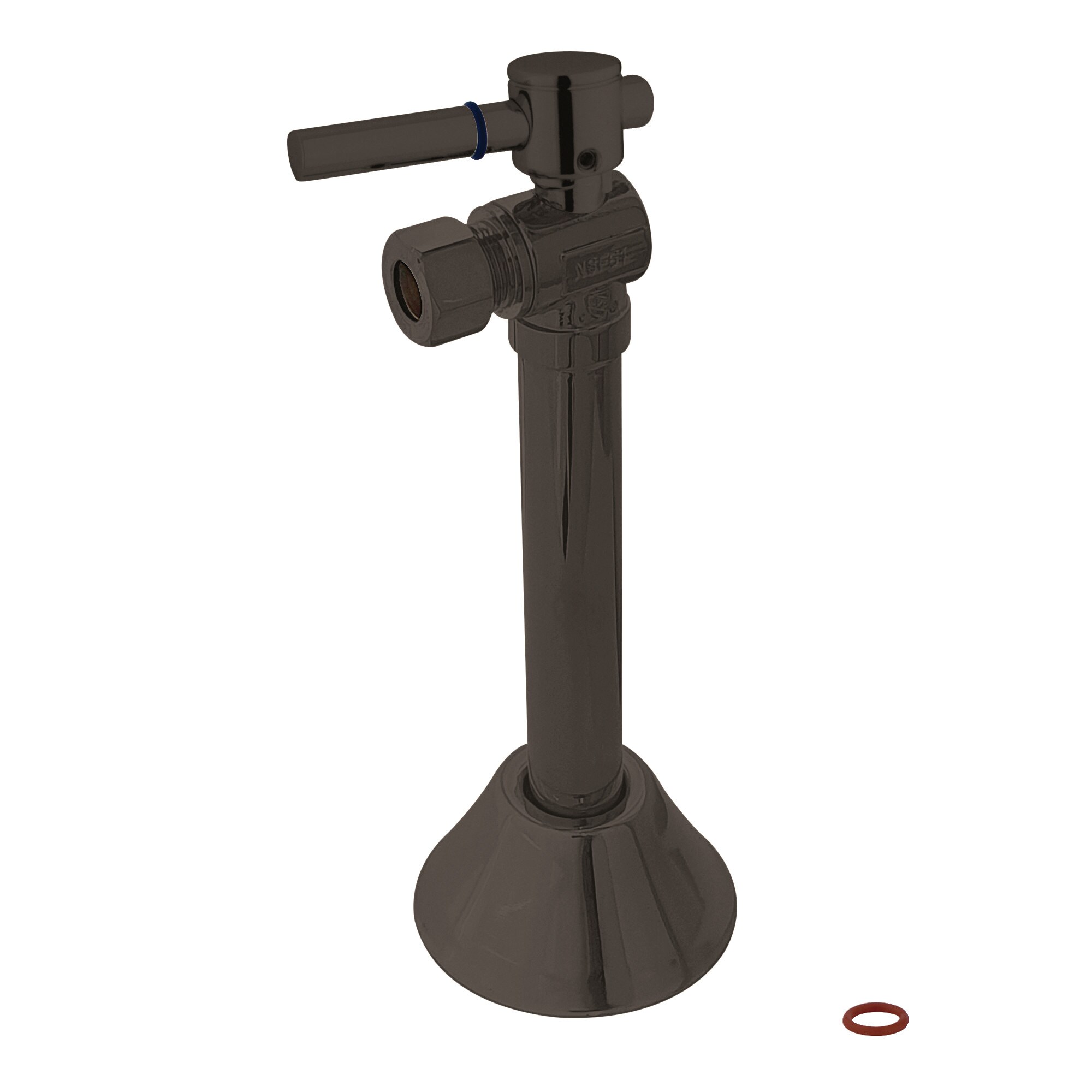 Elements of Design ECC83205DL 1/2-in CopPEr Sweat x 3/8-in OD Compression Brass Quarter Turn Stop Angle Valve