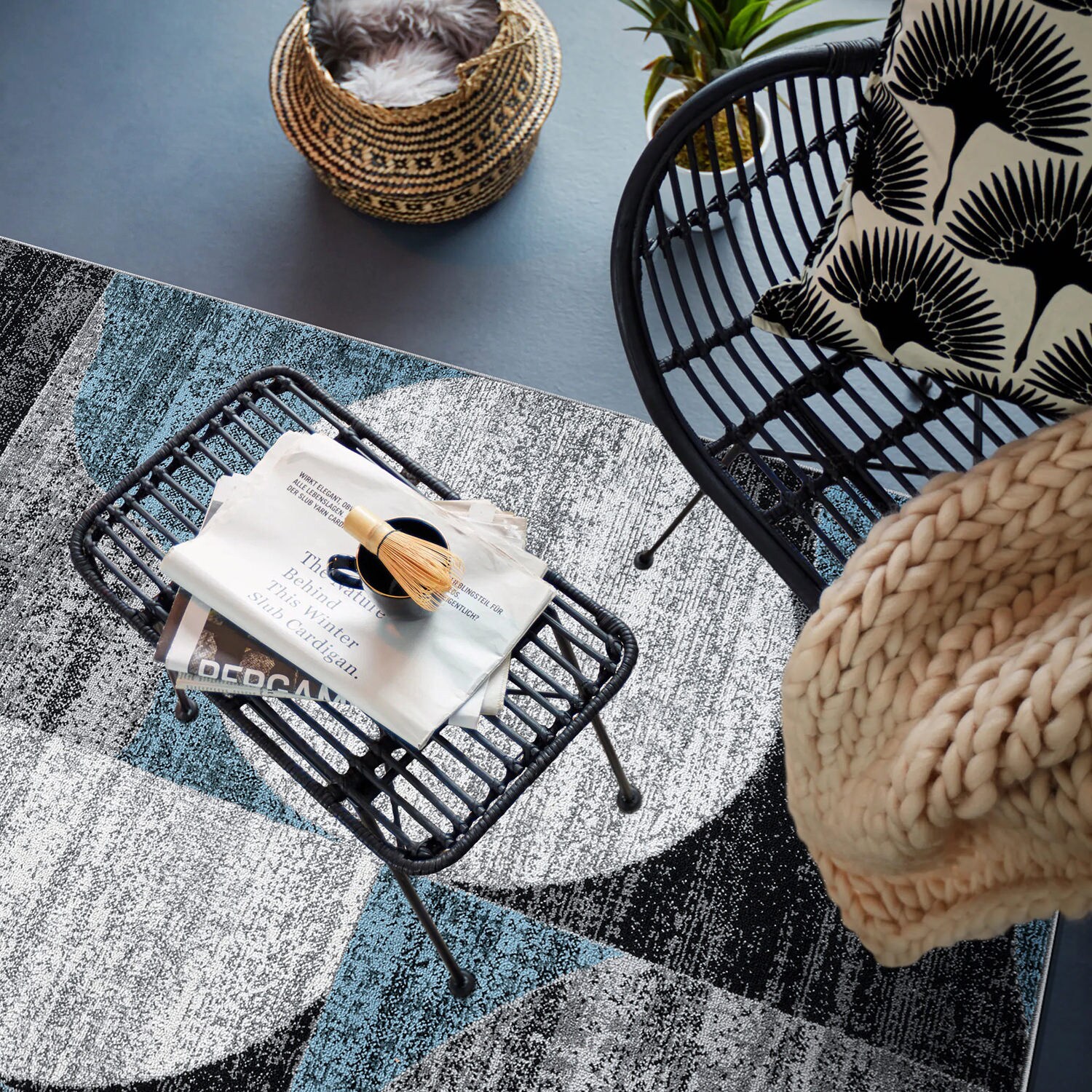 World Rug Gallery WR34BLUE2X7 rugs - View #4