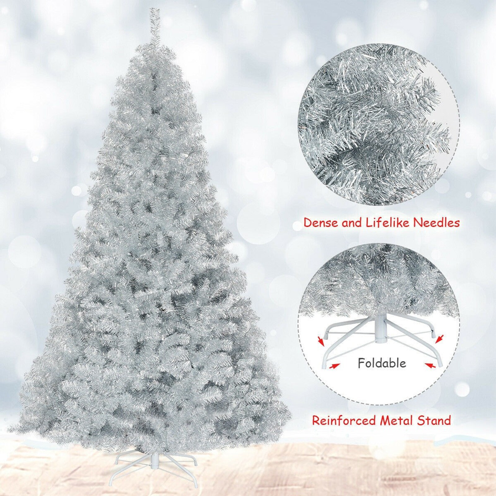 WELLFOR CM-HPY-22827 Artificial-Christmas-Trees - View #3