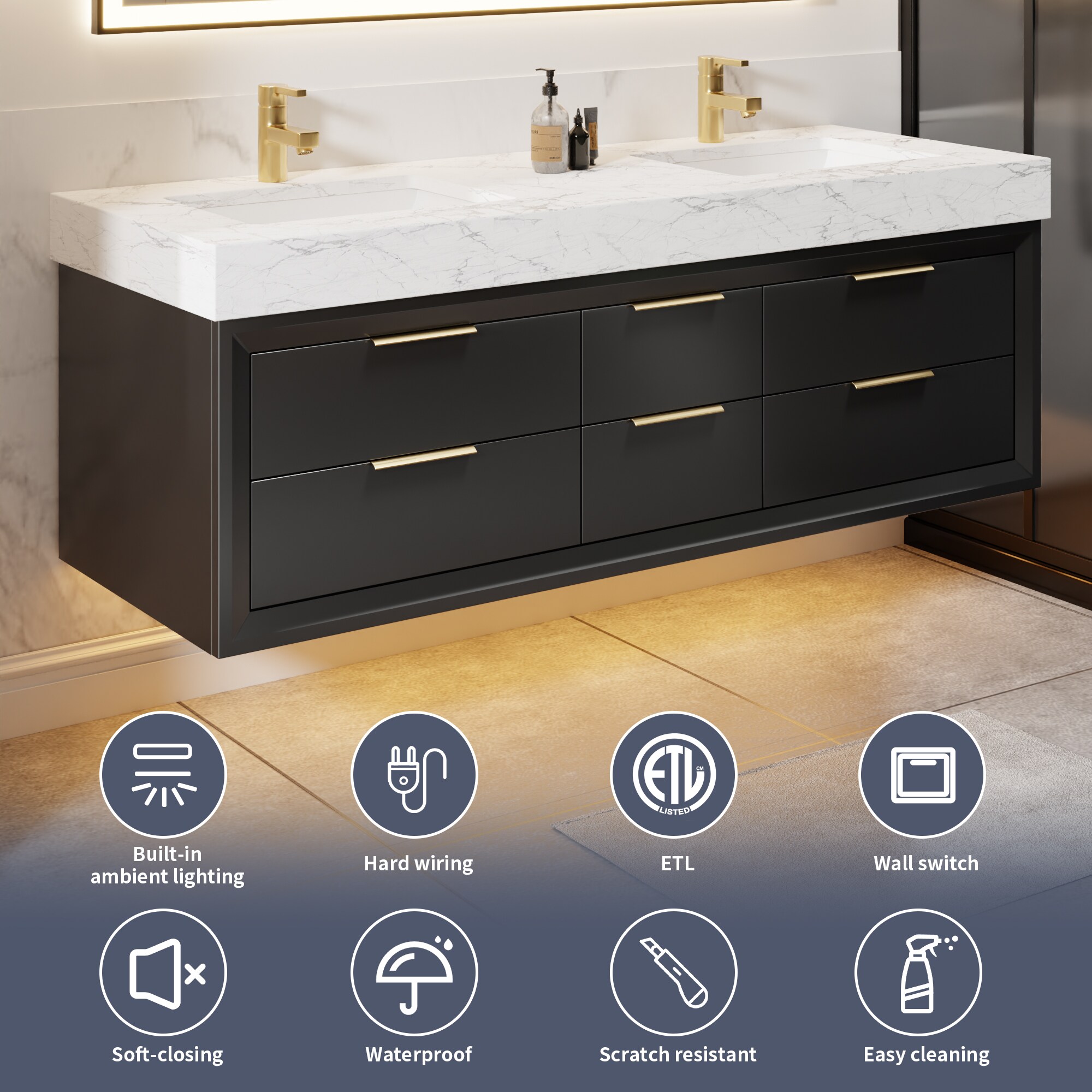 Iseryn AAB60V9BL Bath-Vanity-Combo - View #8