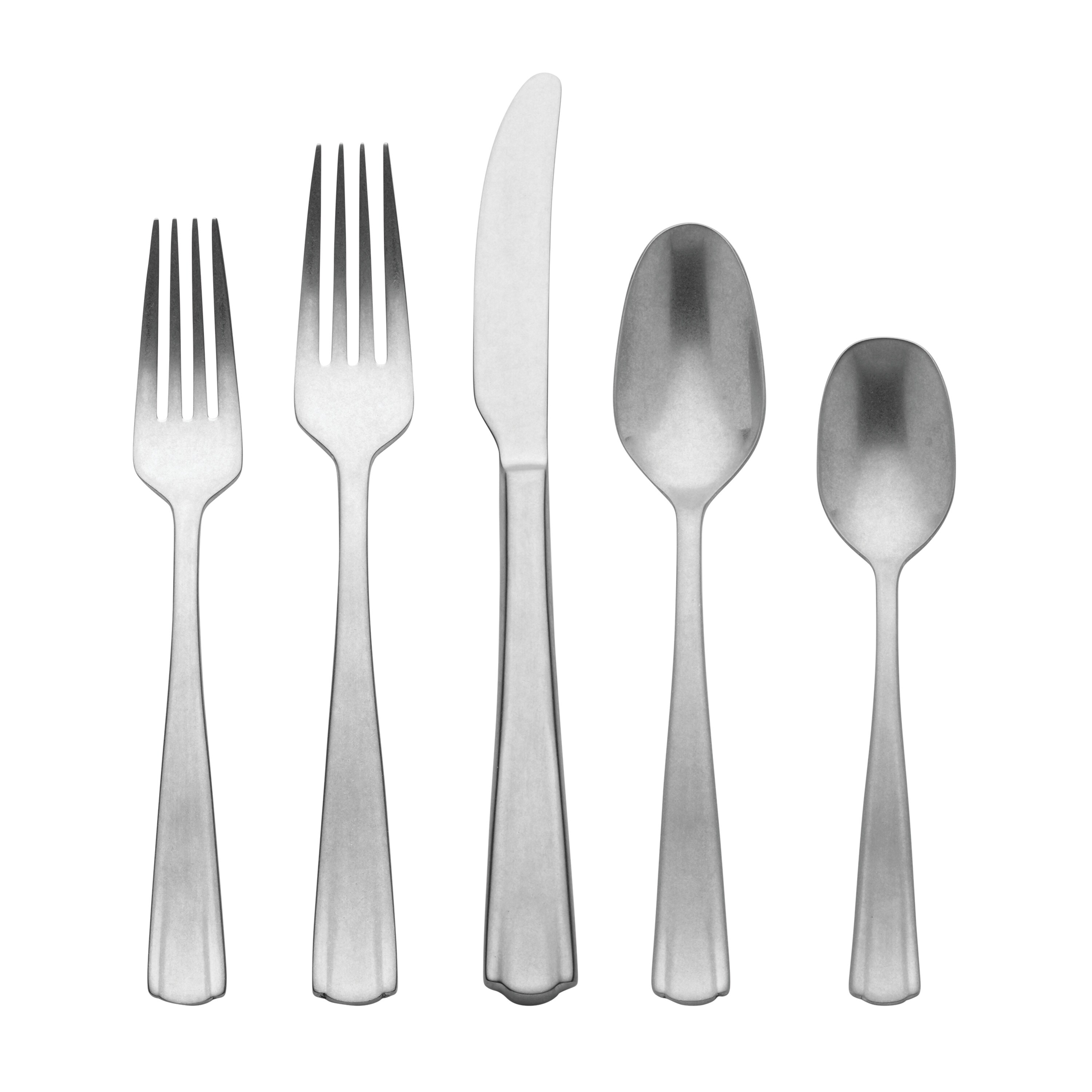 LENOX 895540 French Perle Scallop 65 -Pieces Matte Modern Flatware