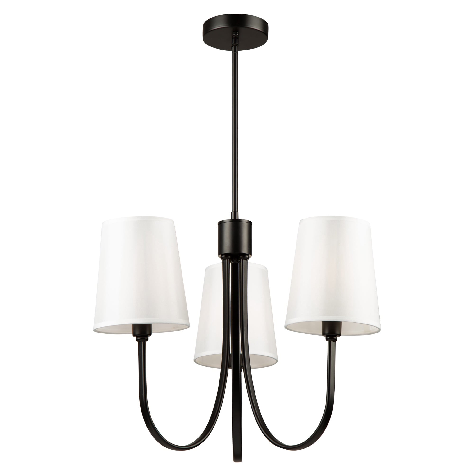 ARTCRAFT SC13333BK Rhythm Collection 3 -Light Black Modern/contemporary For Use in Bedrooms, Dining Rooms, Foyers, Kitchens, Living Rooms Chandelier
