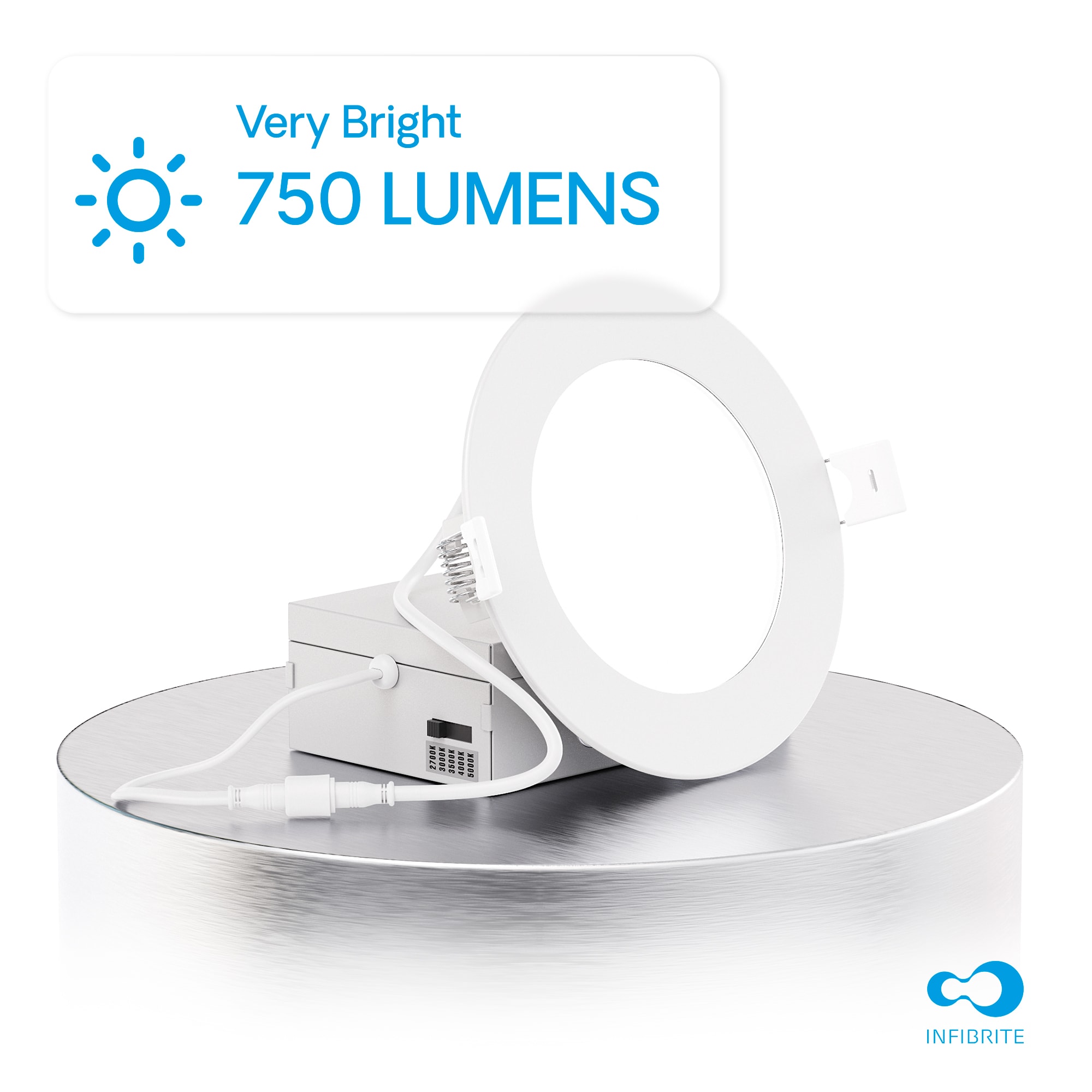 Infibrite IB-001-8-9W-HL-6PK Led-Retrofit-Downlight - View #3