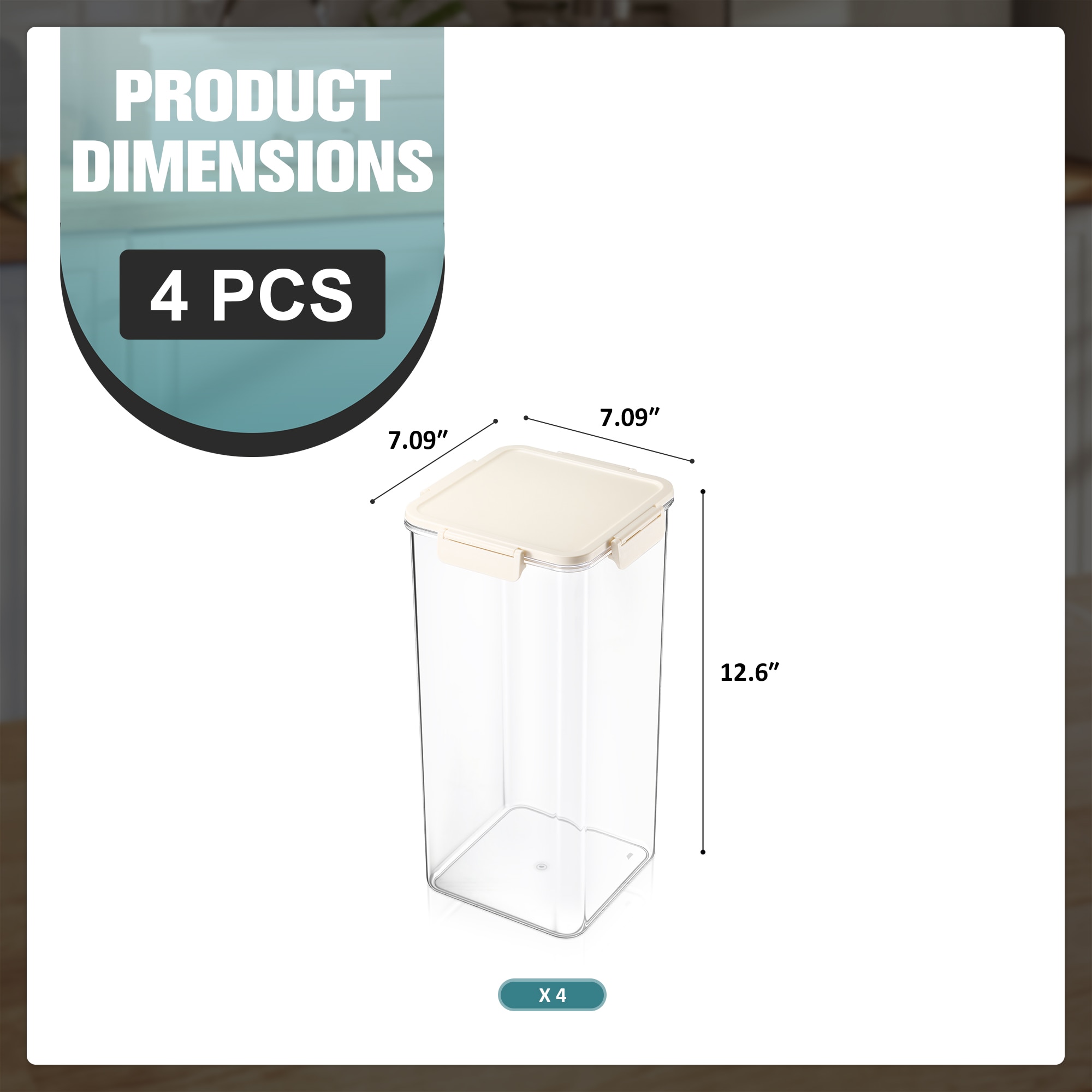 SORBUS STG-1832-4PK Food-Storage-Containers - View #4