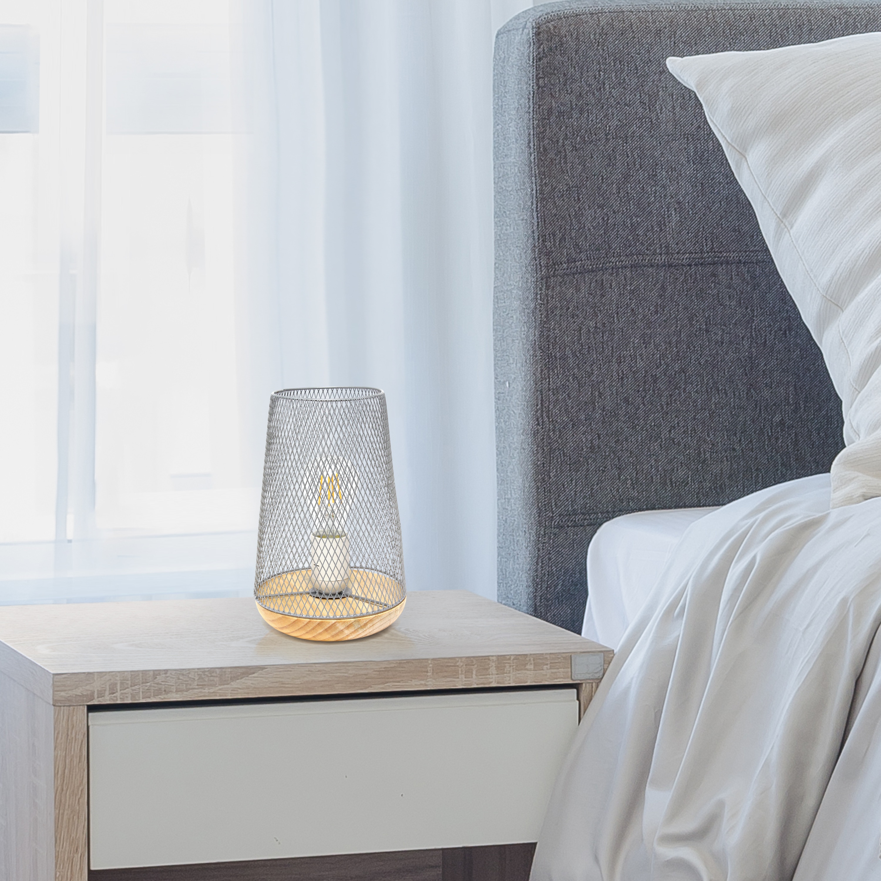 Simple Designs LT1074-GRY Table-Lamps - View #5