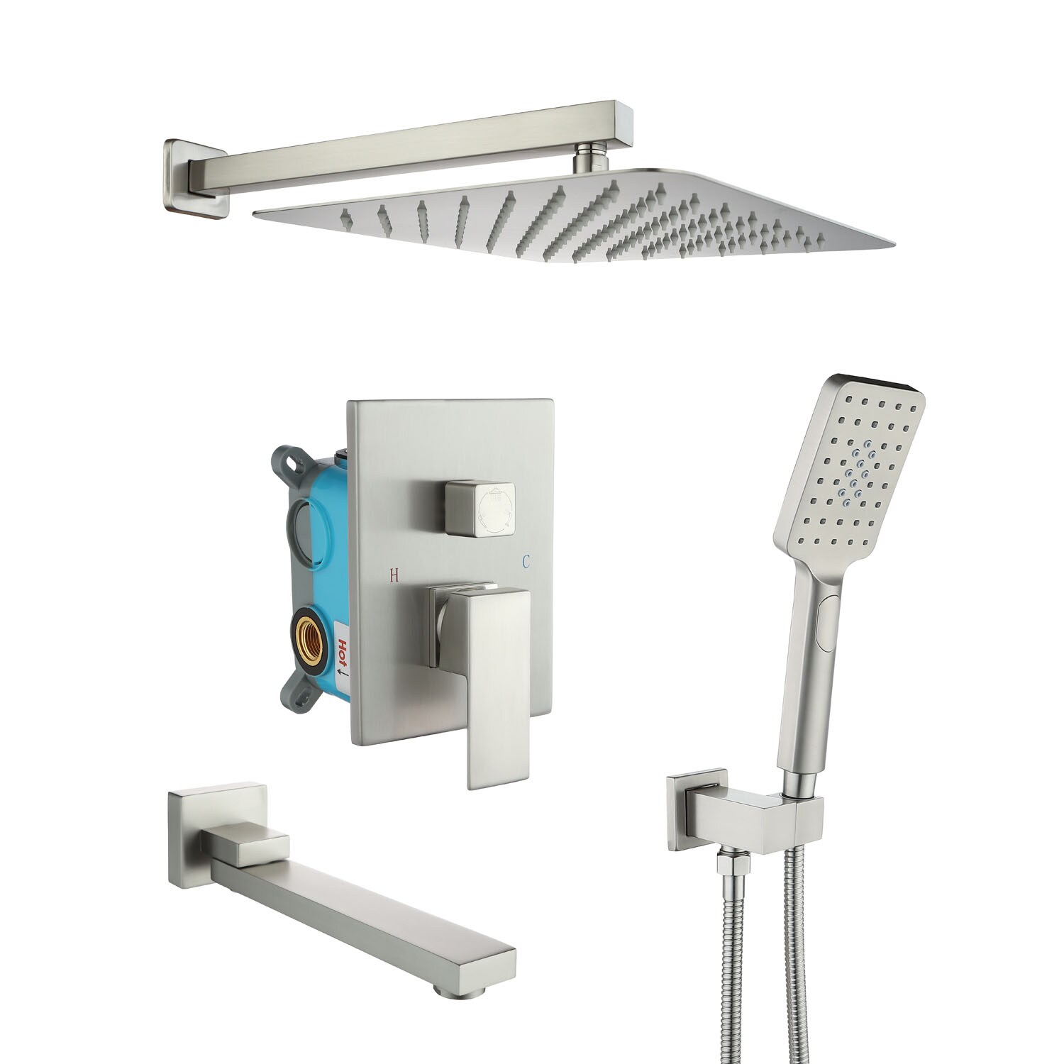 Maincraft HHK103BN Showerhead-Bar-Panels - View #3