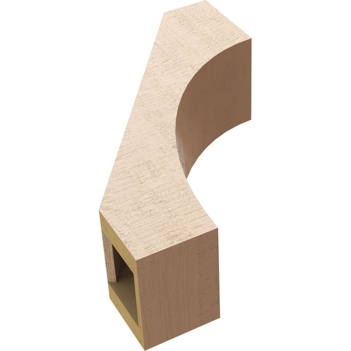 Ekena Millwork BRCUR05X12X16WTLRCPR braces - View #7