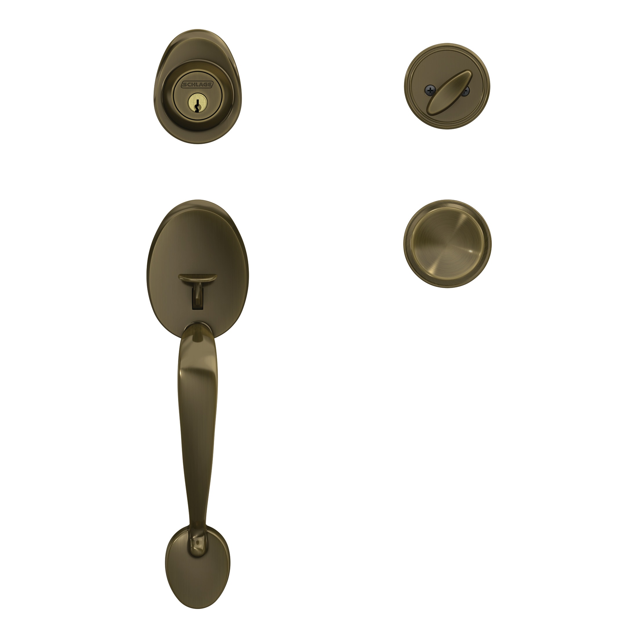 Home Front by Schlage UH60 G RWL 609 BAN handlesets - View #3