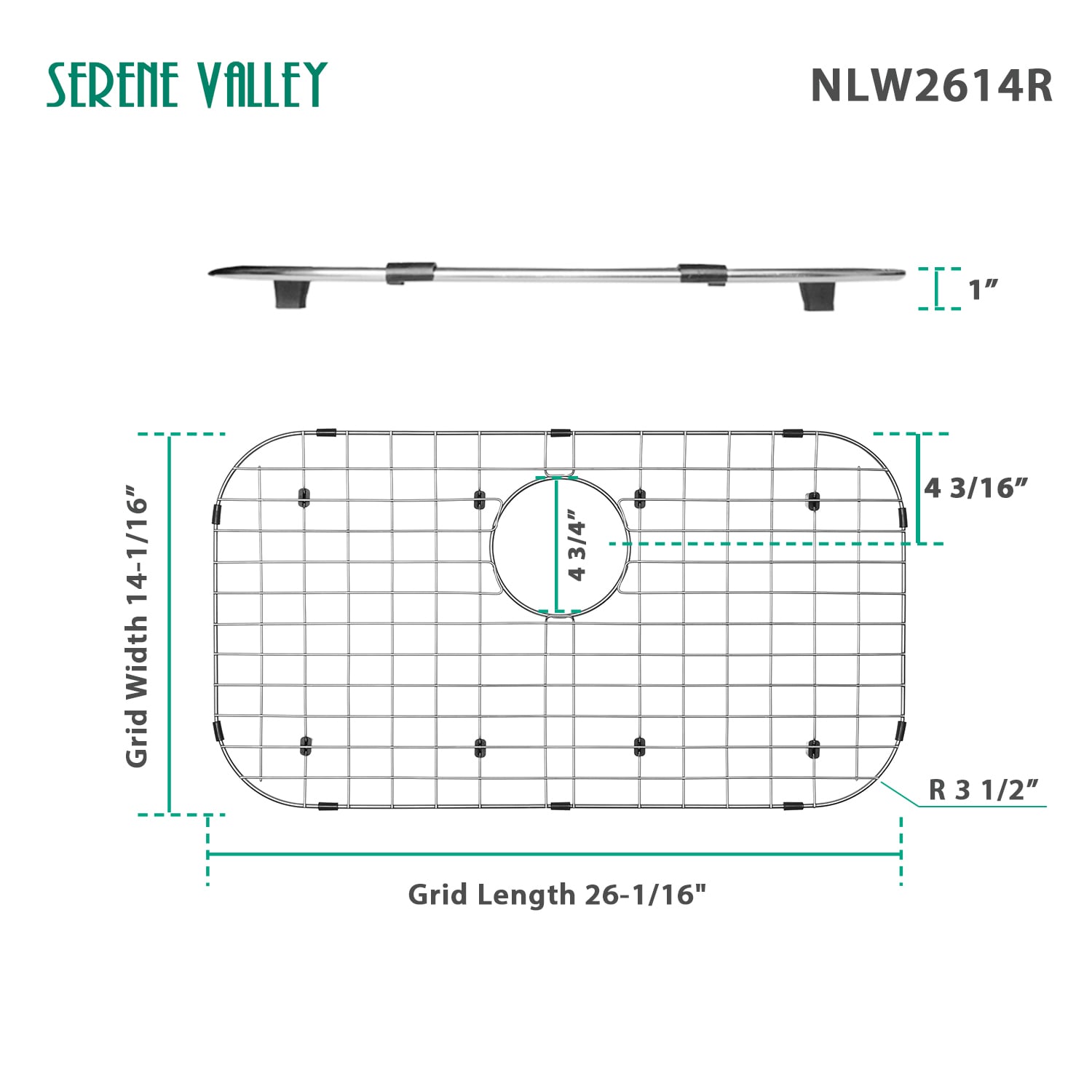 Serene Valley NLW2614R Sink-Grids - View #2