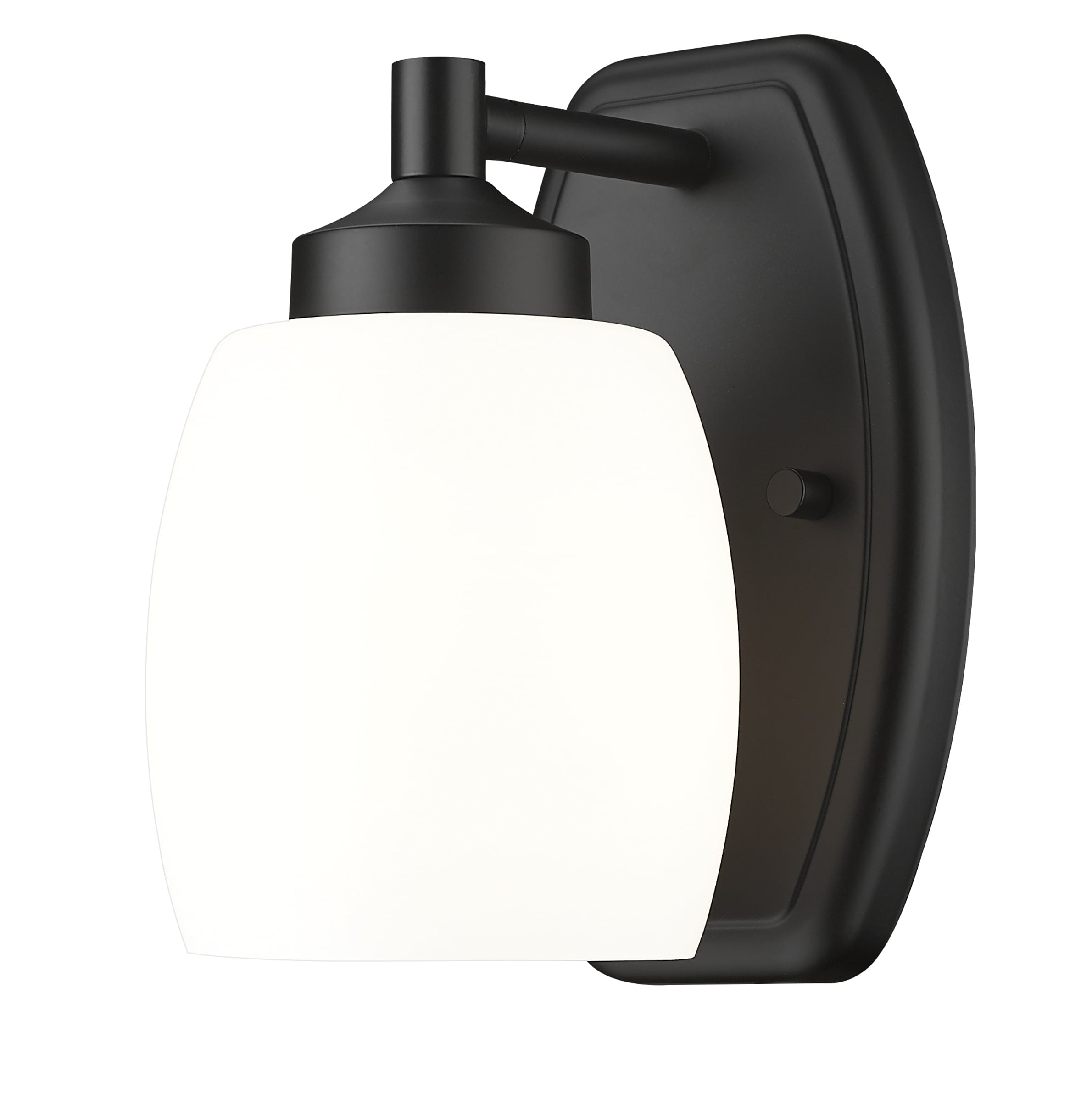 Z-Lite 745-1S-MB Kendrick 4.75-in W 1 -Light Matte Black Wall Sconce