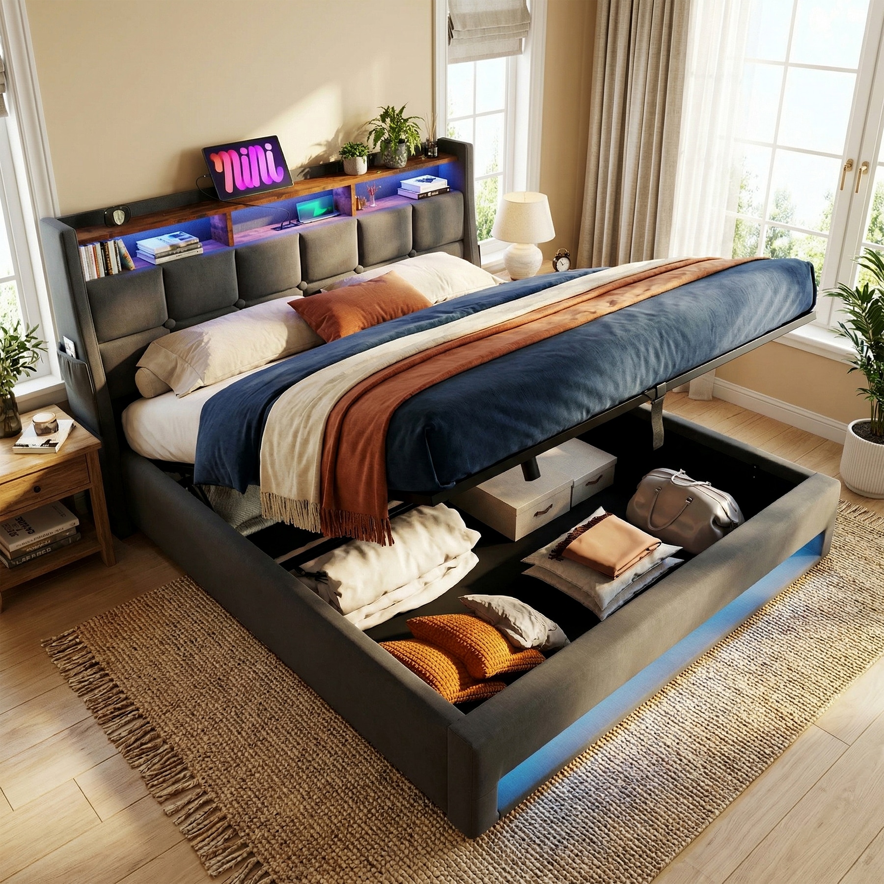 SINOFURN SYC470007GY beds - View #2