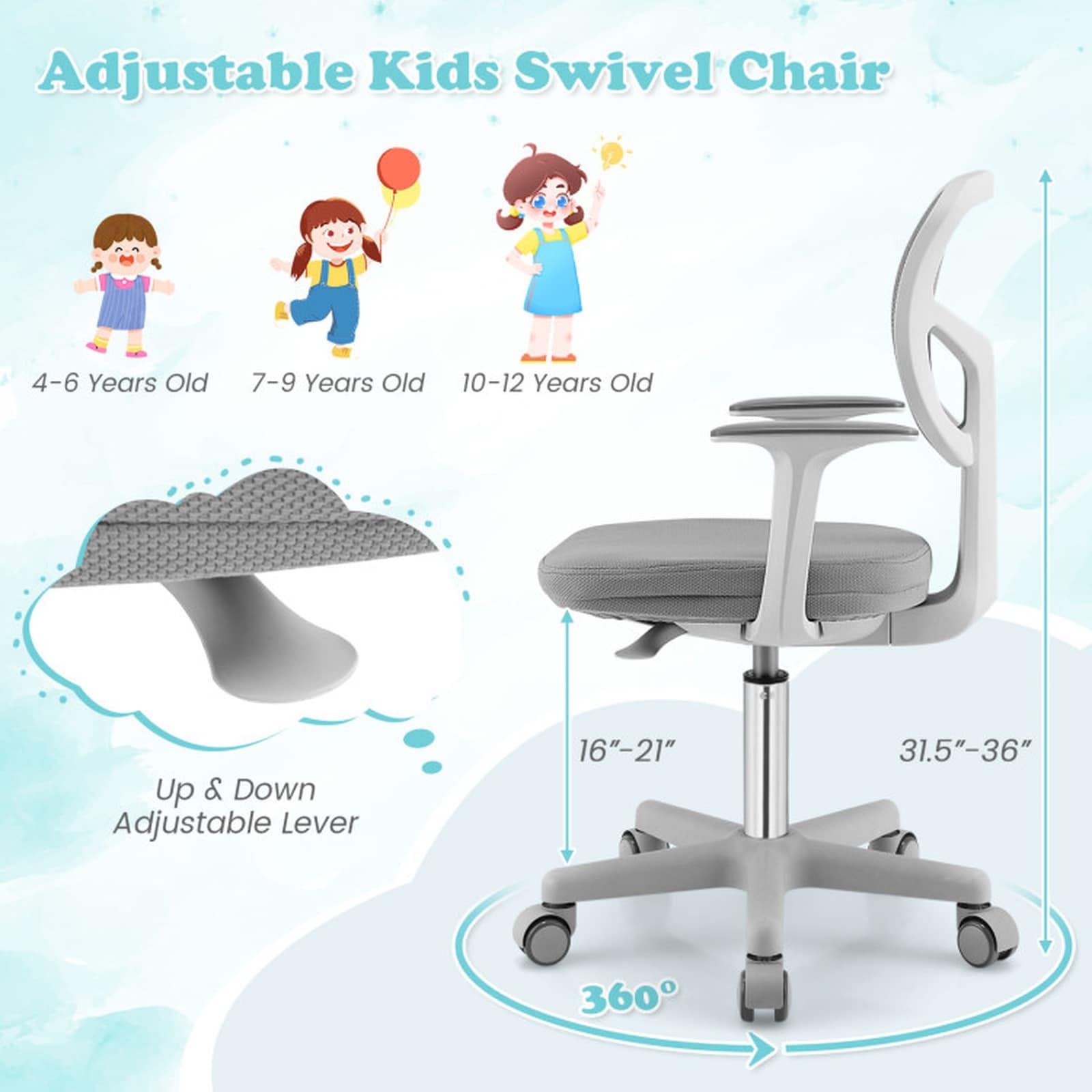 SUGIFT LW047SUGHY327 Kids-Chairs - View #6