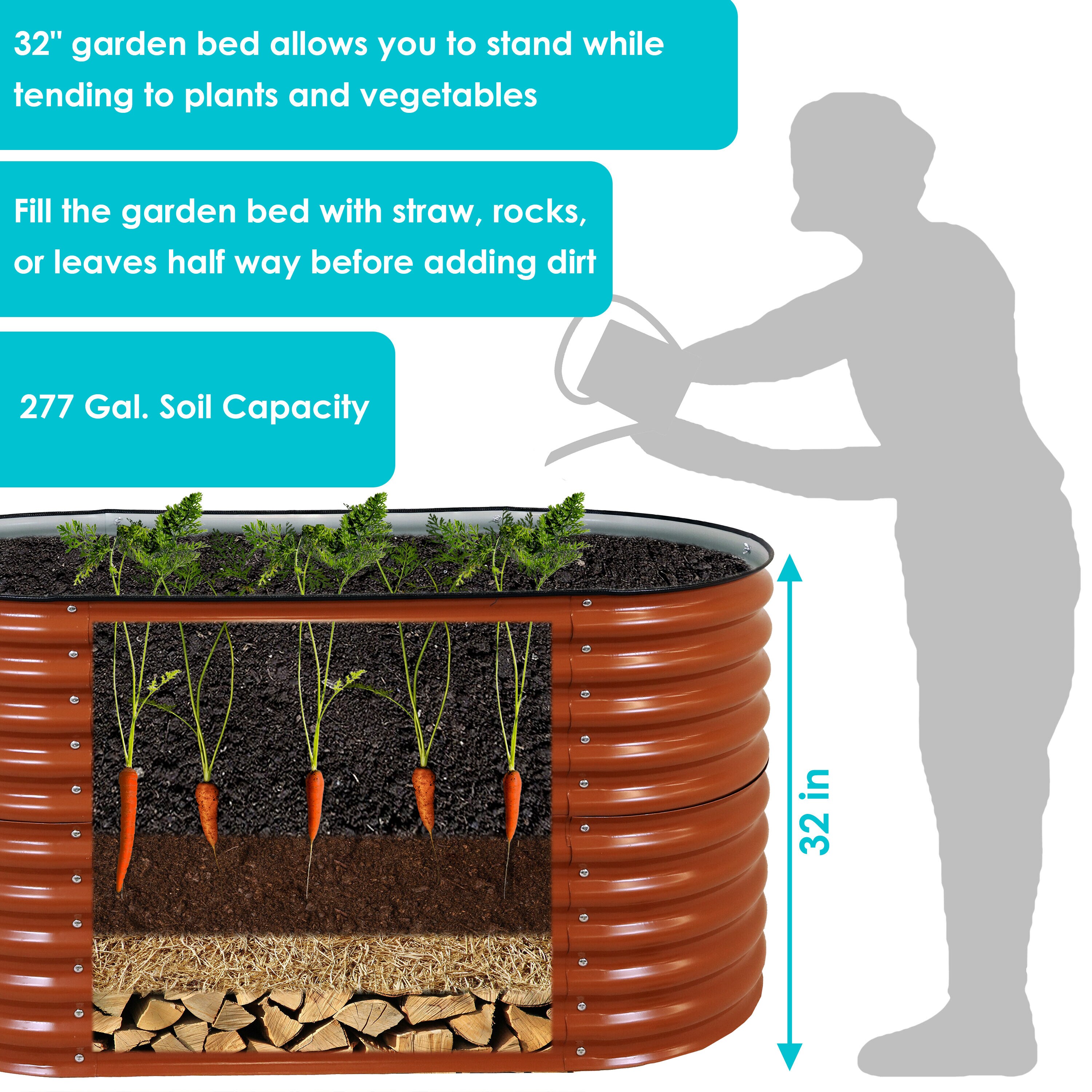 Sunnydaze Decor HST-891 Raised-Garden-Beds - View #3