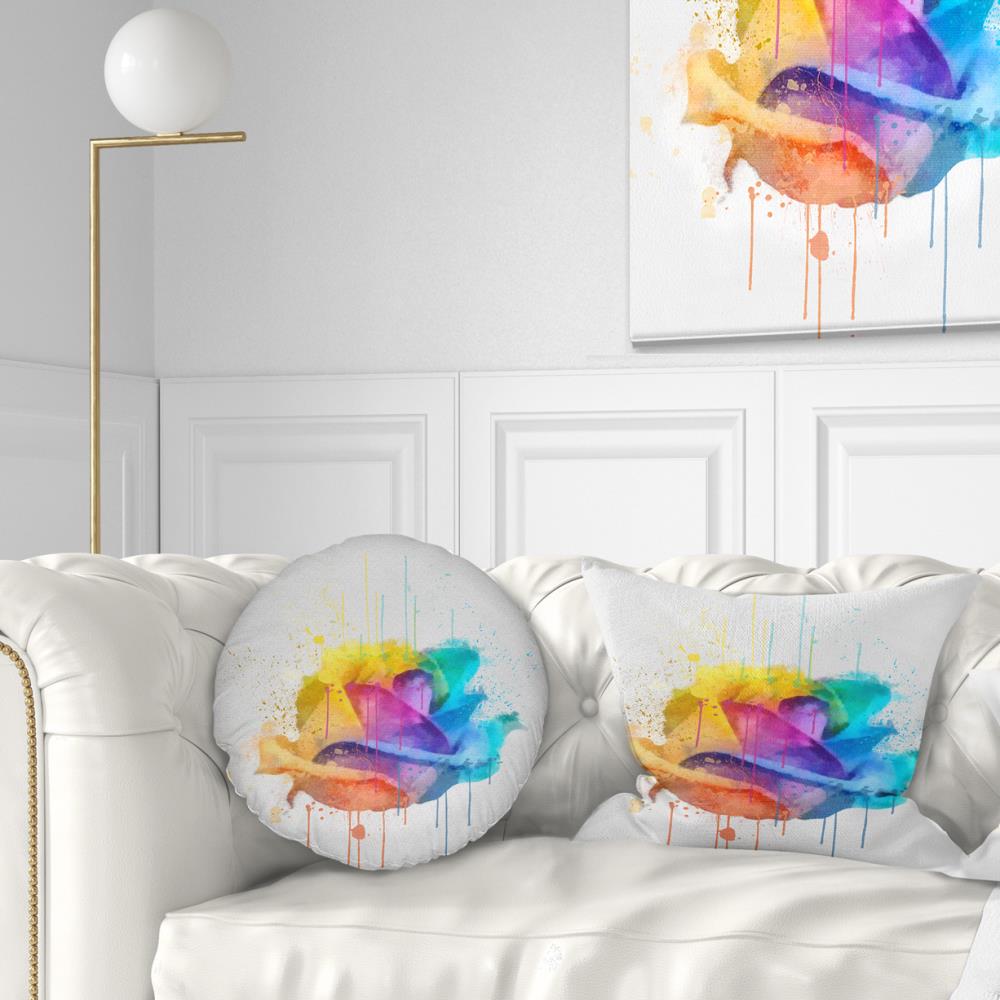 Designart CU13749-12-20 12-in x 20-in Yellow Indoor Decorative Pillow