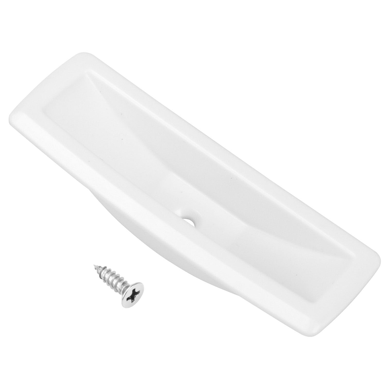 Phyfalip  Window Sash Lift Handle Replacement for PSNL Low Profile Sash Lift 1991-Present Double-Hung Windows with Screw White