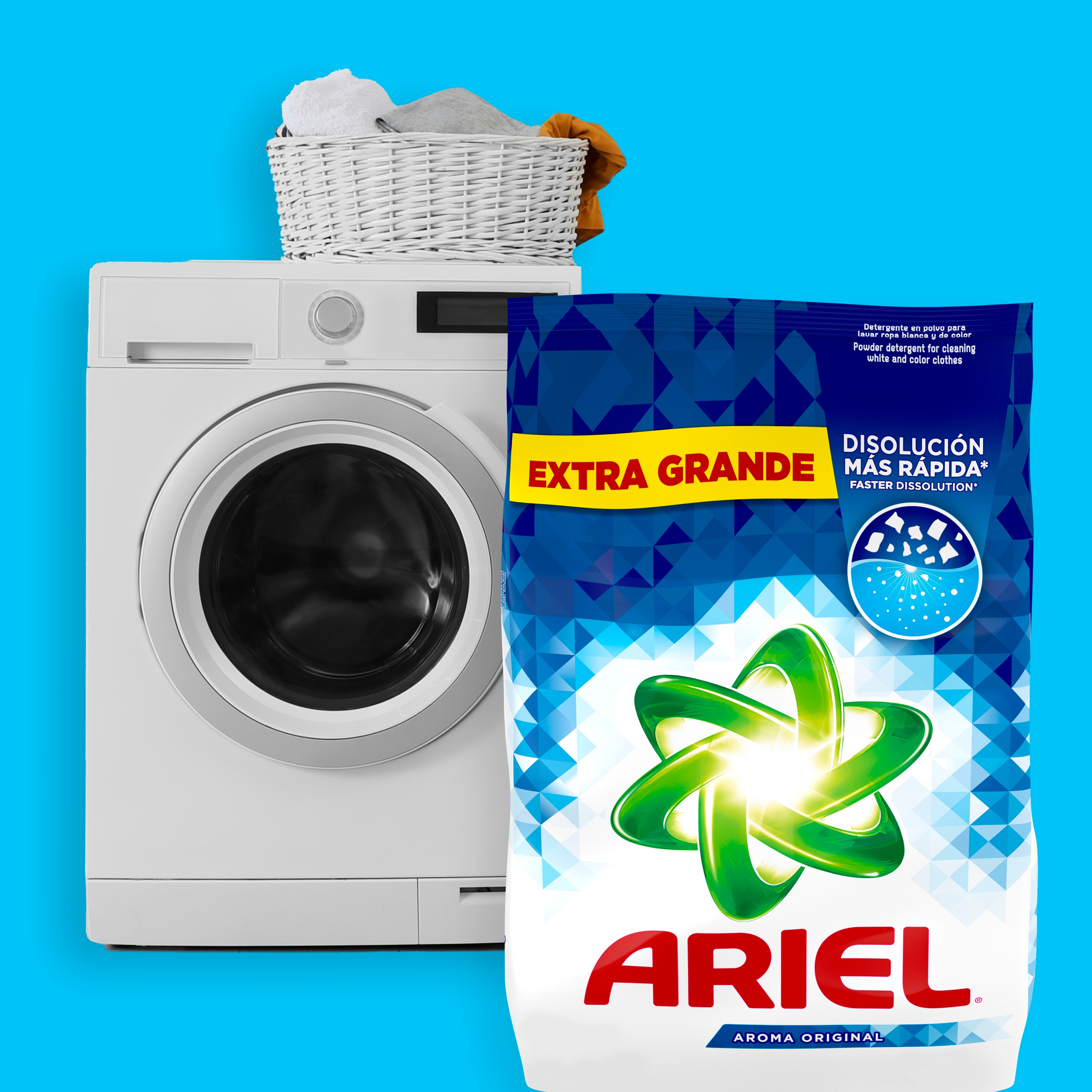Ariel Original Laundry Detergent Powder, 141 oz - Food 4 Less