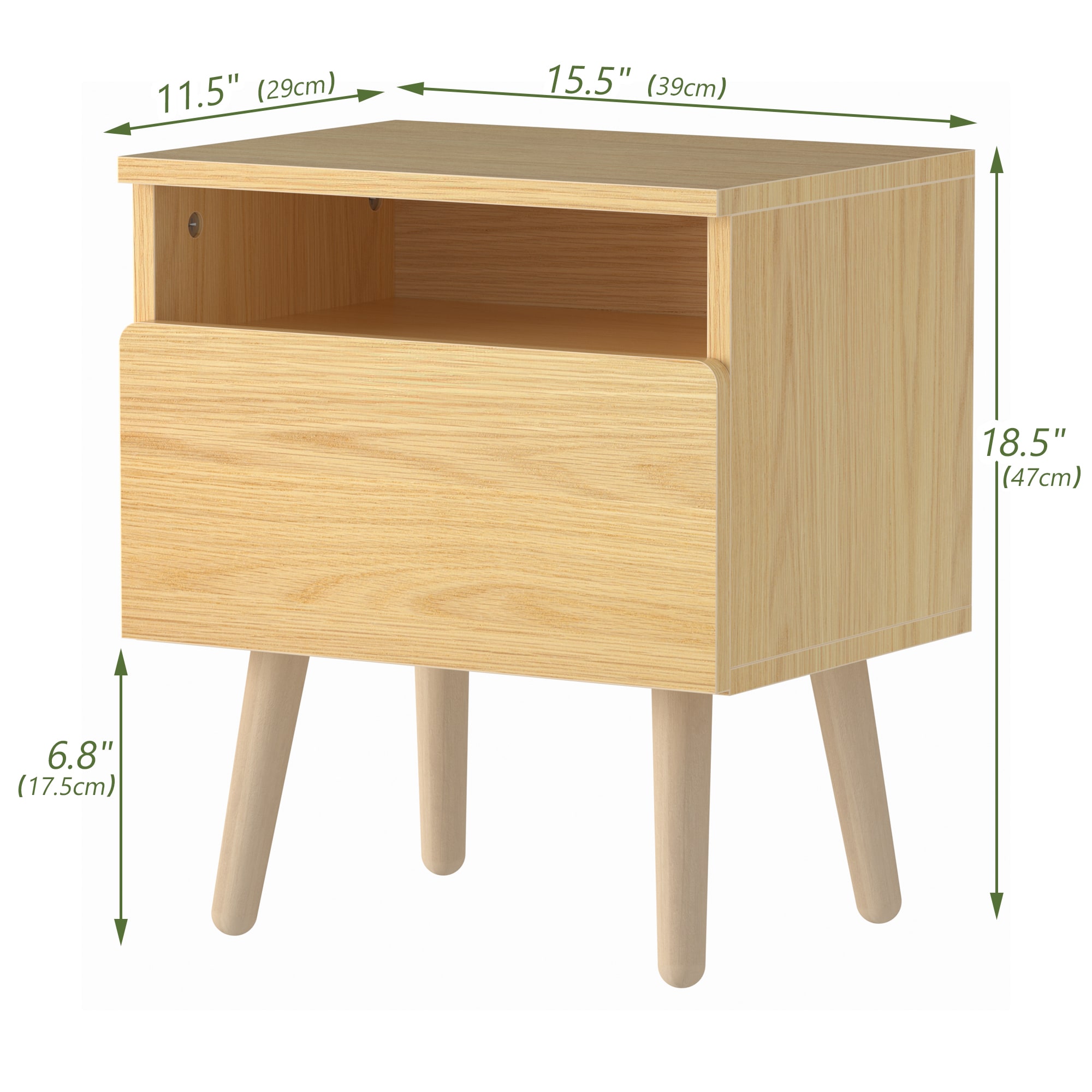 Poly furniture IF-NS01WD-2 nightstands - View #6