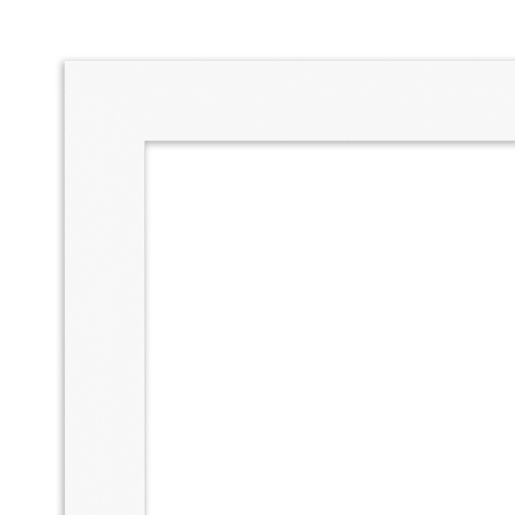 Basic White Wood Wall Picture Frame 18x22 Inch