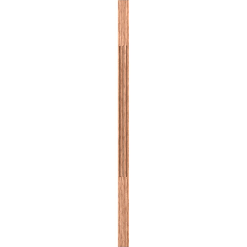 L.J. Smith Stair Systems LJF-5360-O 38 38-in x 1.75-in Unfinished Red Oak Square Top Stair Baluster