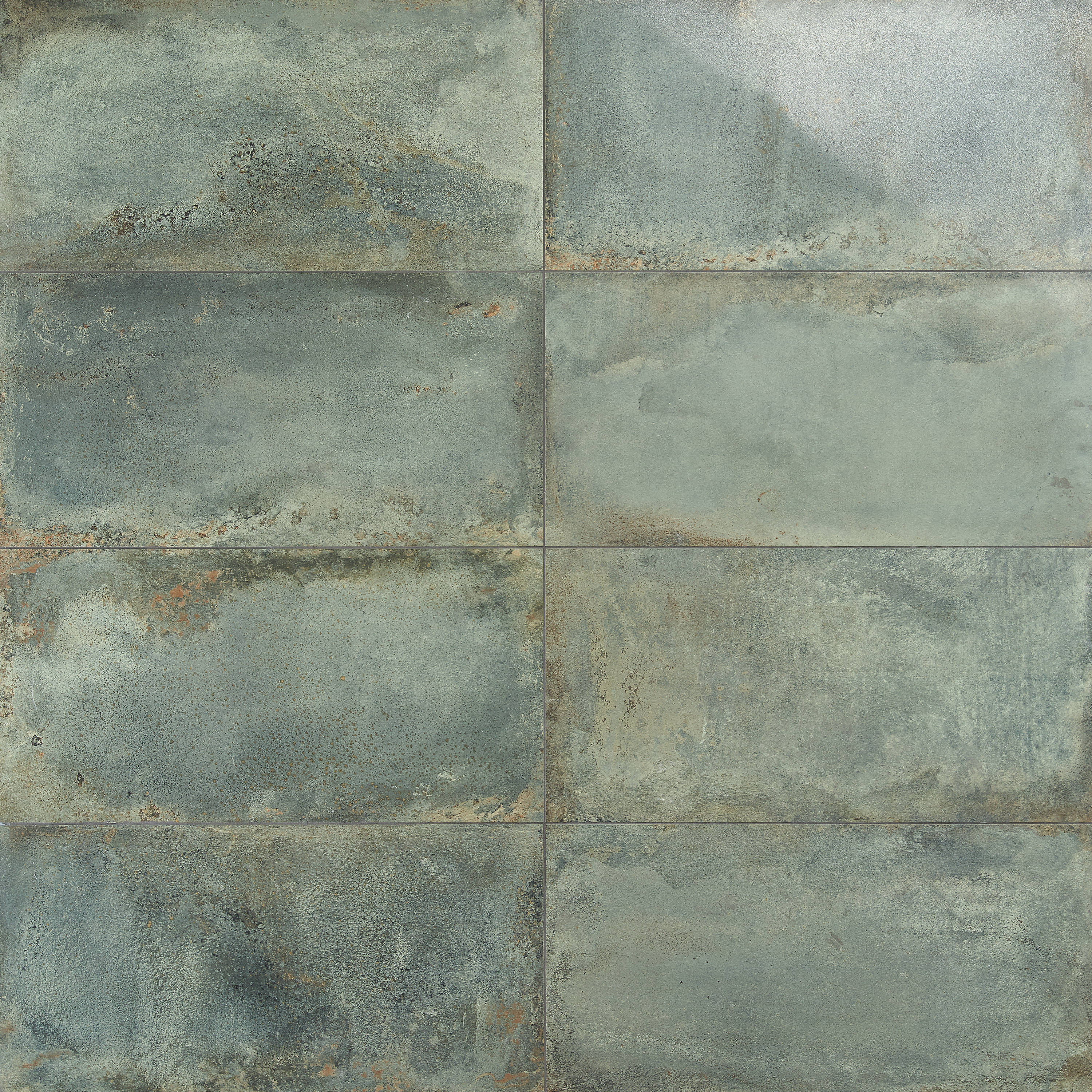 Angela Harris Aquamarine Green Polished Porcelain Bullnose Tile Trim