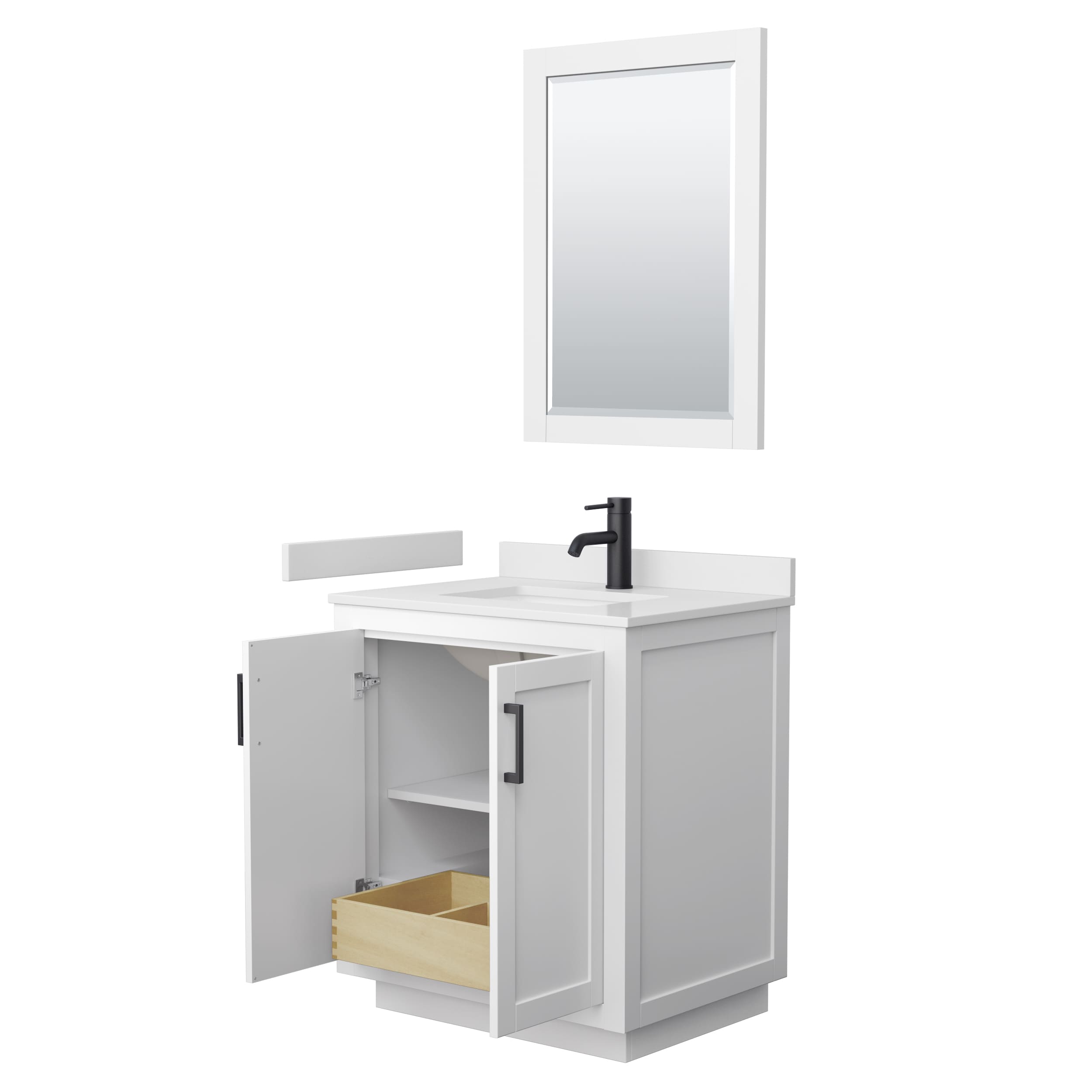 Wyndham Collection WCF292930SWBWCUNSM24 Bath-Vanity-Combo - View #3