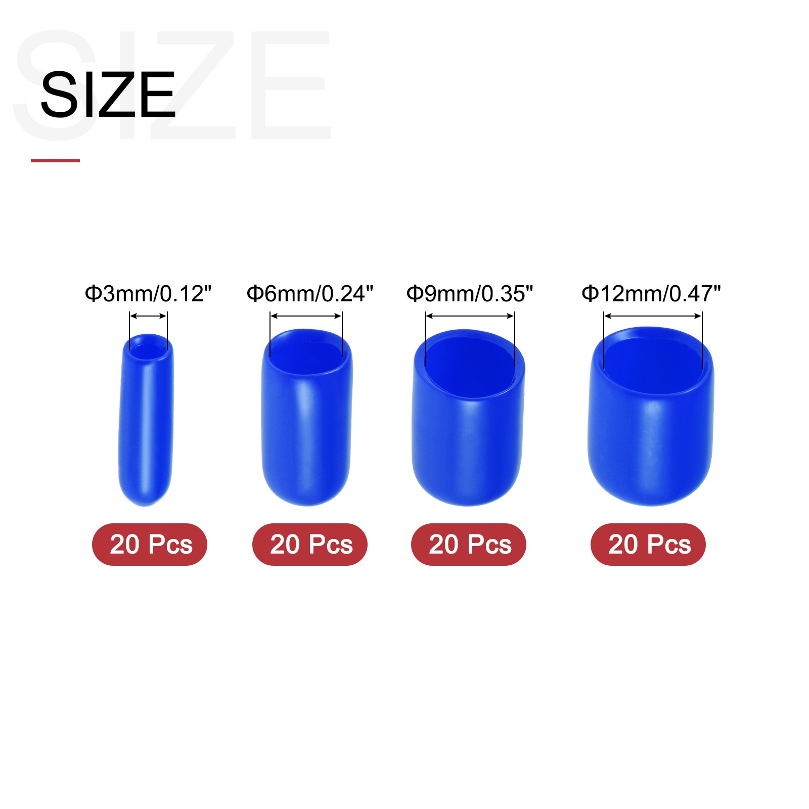 Unique Bargains S26010903UX1734 End-Caps-Screw-Protectors - View #2