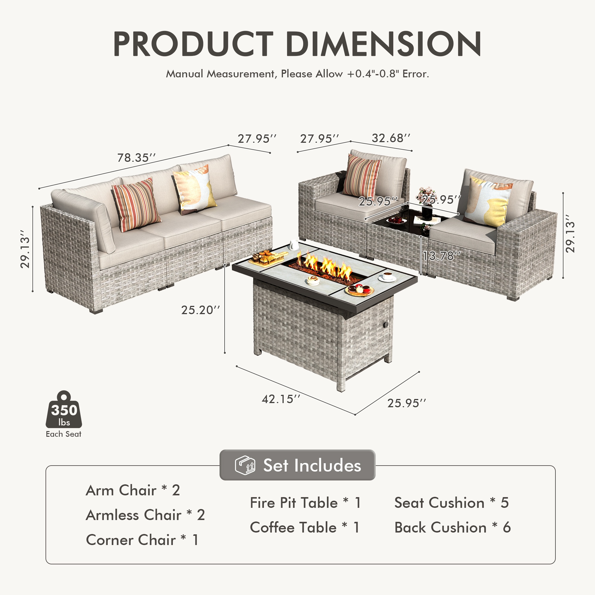 ALTRIGUS 6LALCFP4BBR607 Patio-Sofas-Daybeds - View #10