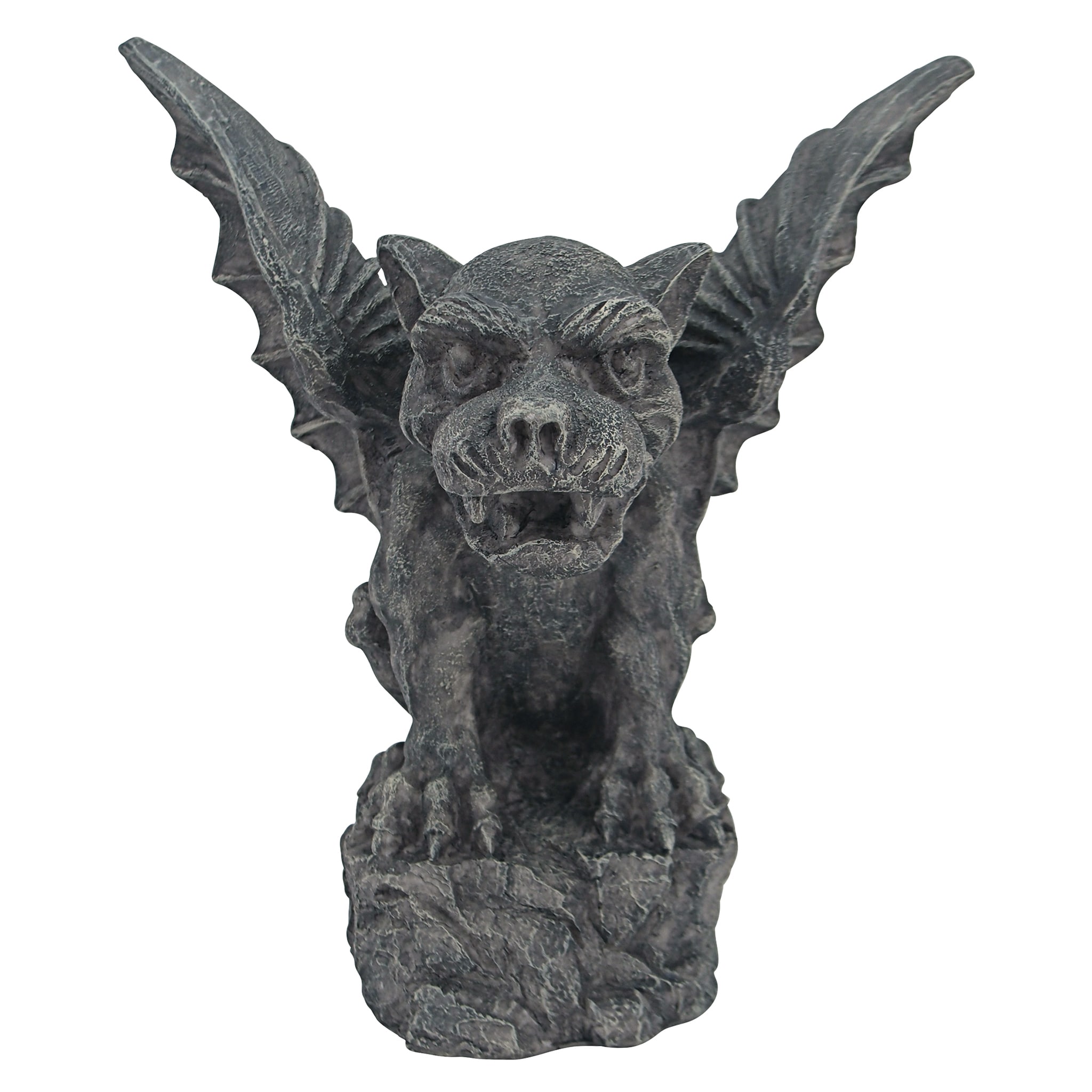 Design Toscano 12-in H x 11-in W Gray Gargoyle Garden Statue in