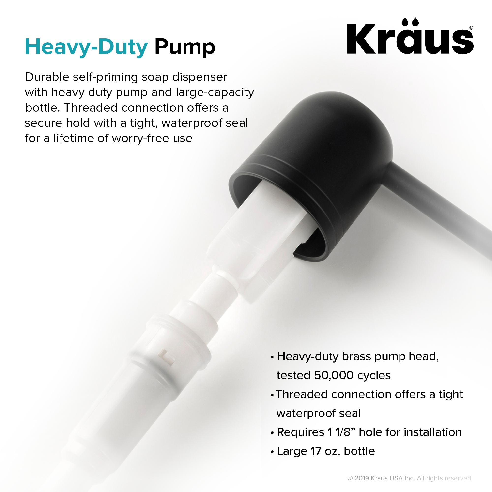 Kraus KSD-32MB Soap-Lotion-Dispensers - View #4