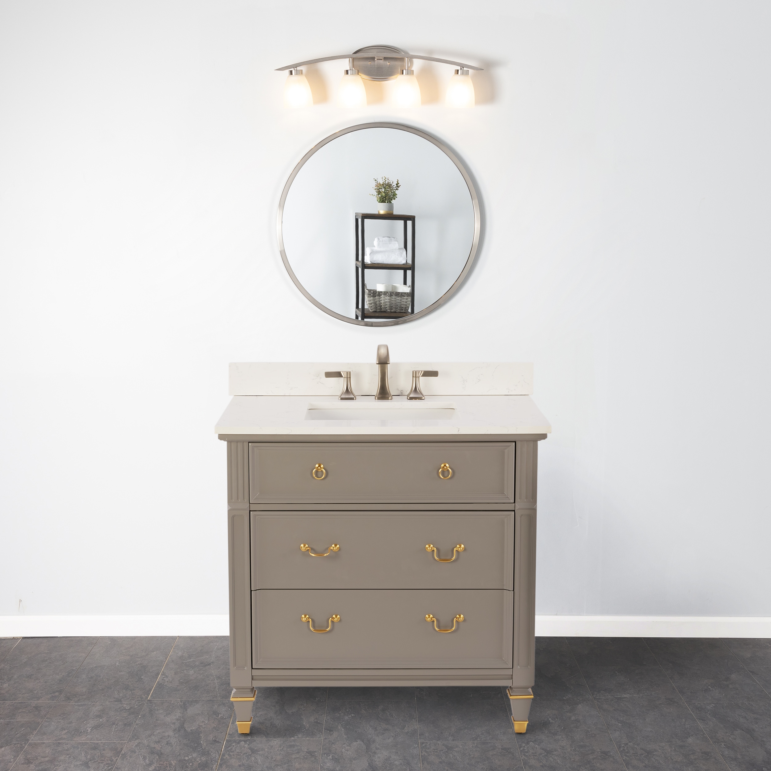 WELLFOR BCB1932PGO -WF Bath-Vanity-Combo - View #4