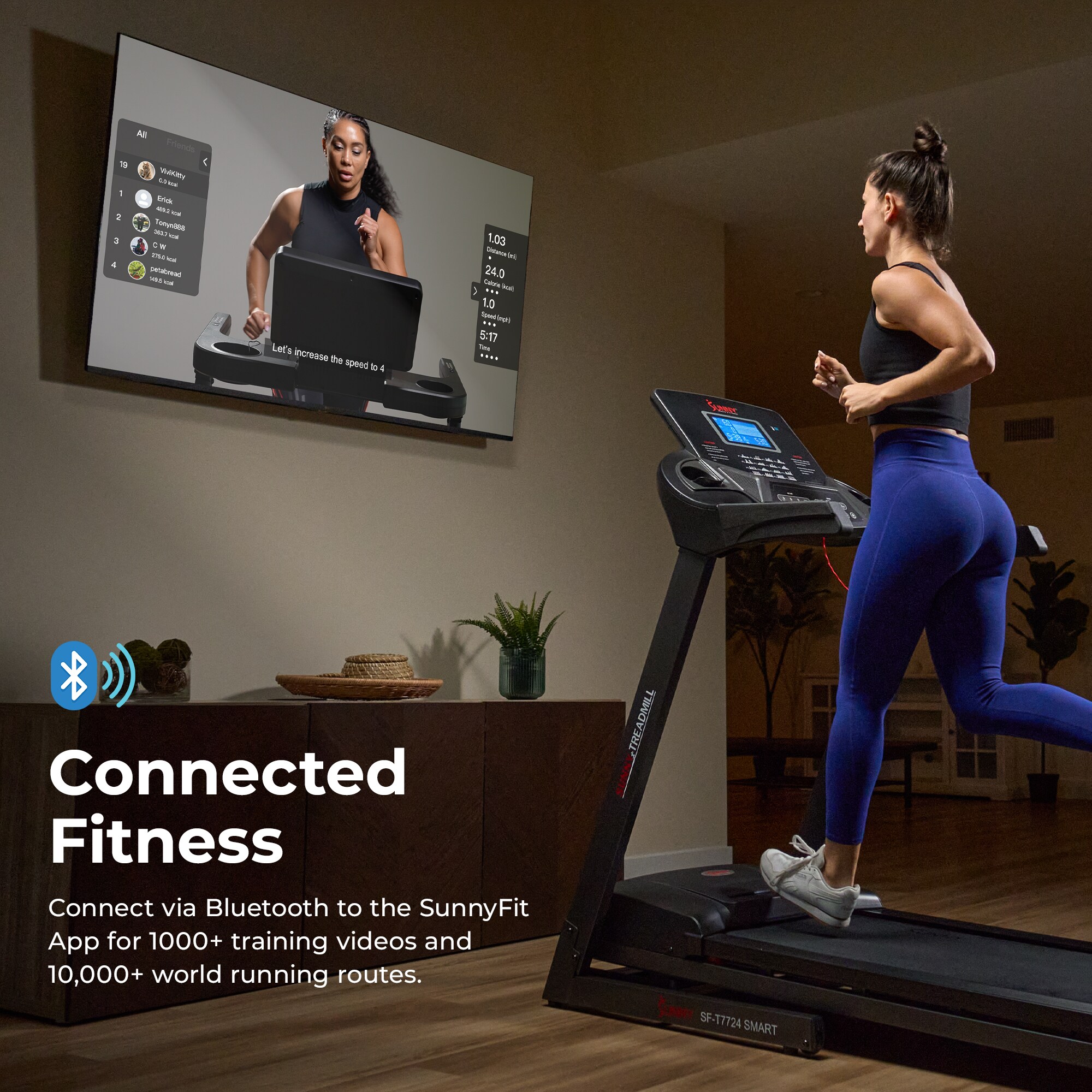 Sunny Health & Fitness SF-T7724SMART treadmills - View #4
