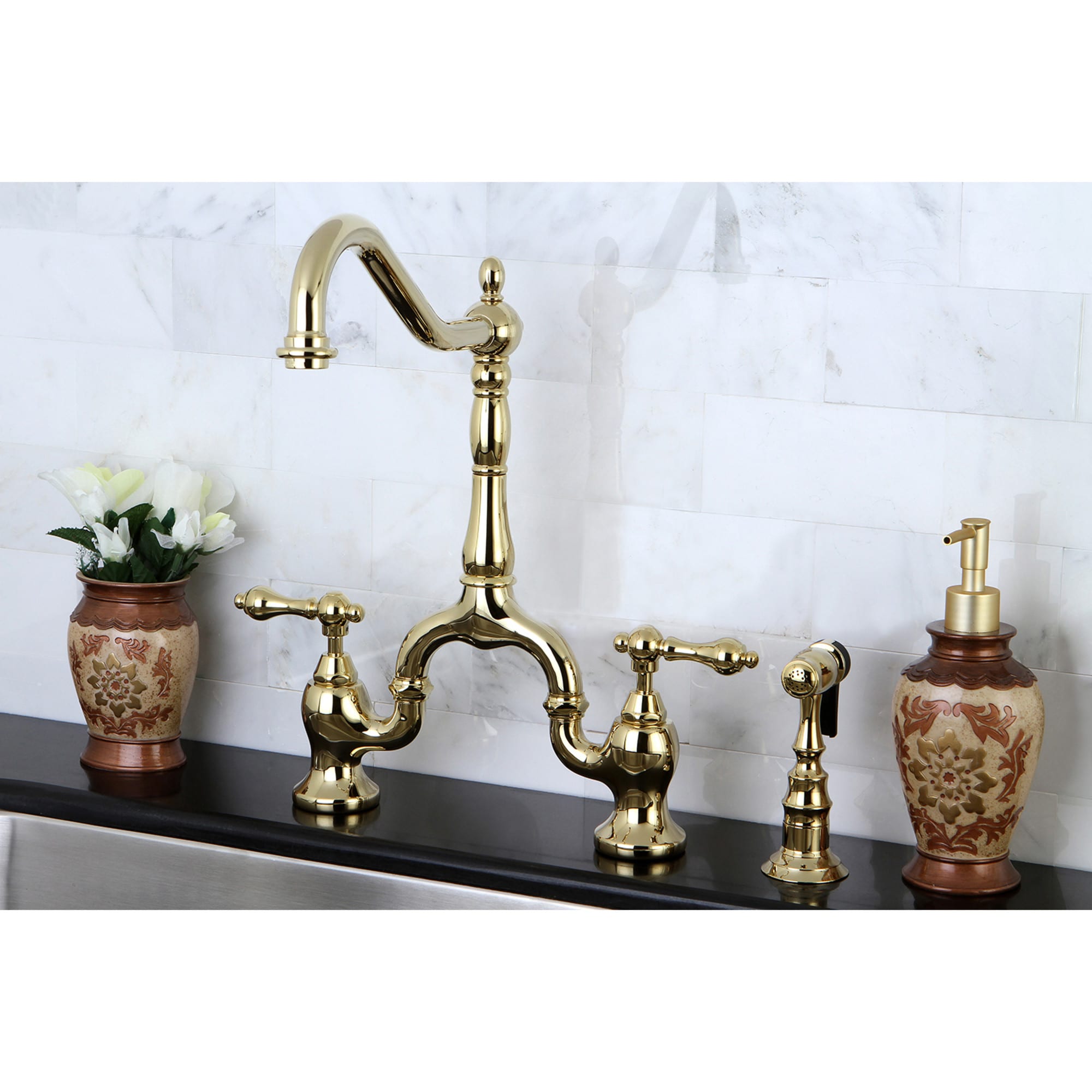 Kingston Brass WLKS7752ALBS Kitchen-Faucets - View #4