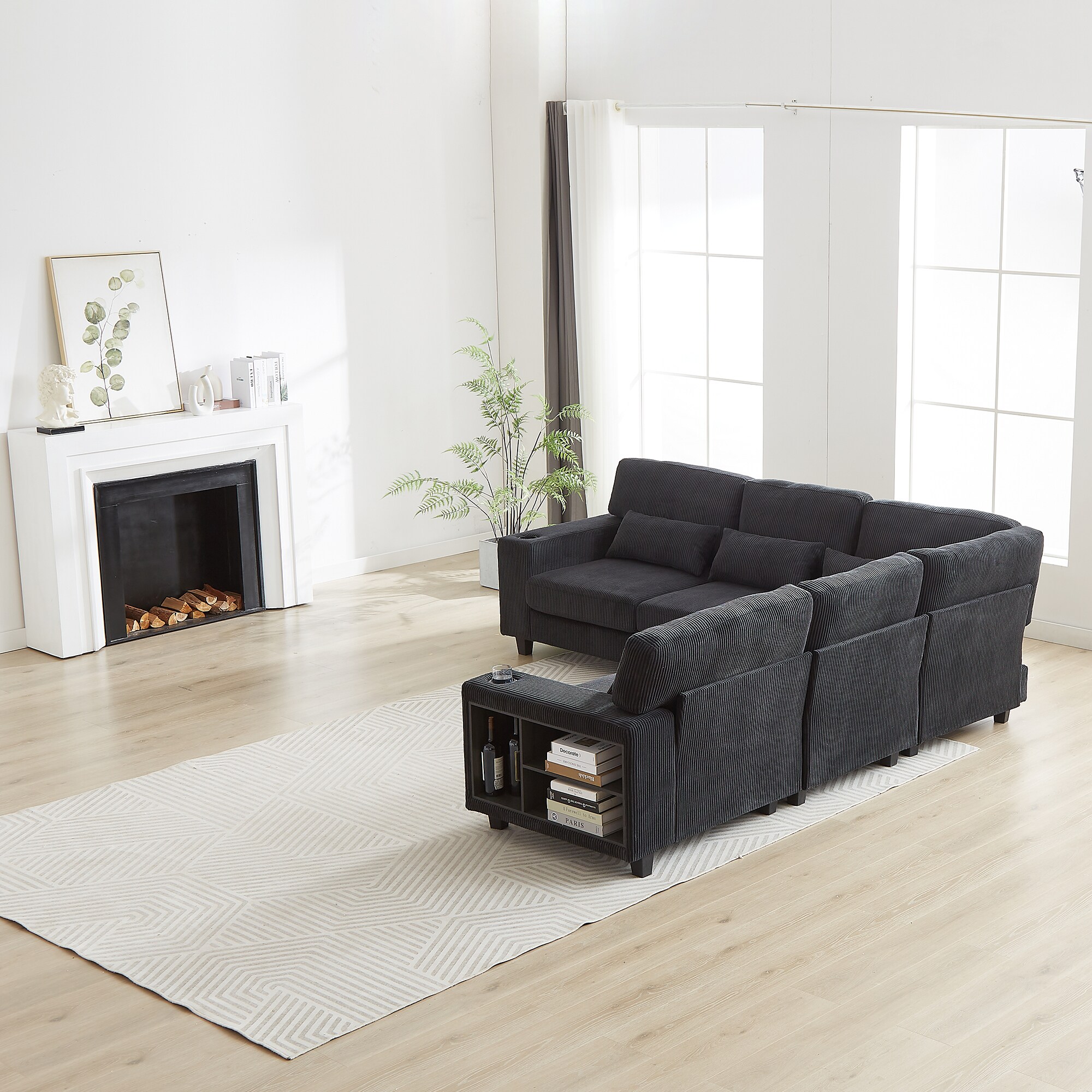 SINOFURN SYA020312BK Sofas-Loveseats - View #17