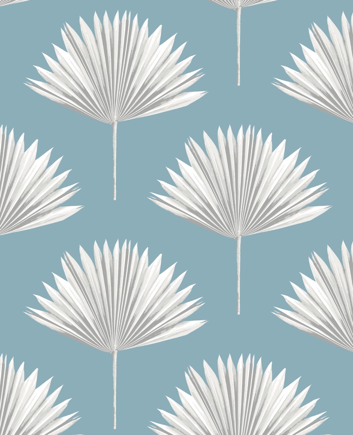 NextWall NW46512 30.75-Sq. Feet Blue Patina Vinyl Floral Self-adhesive Peel and Stick Wallpaper