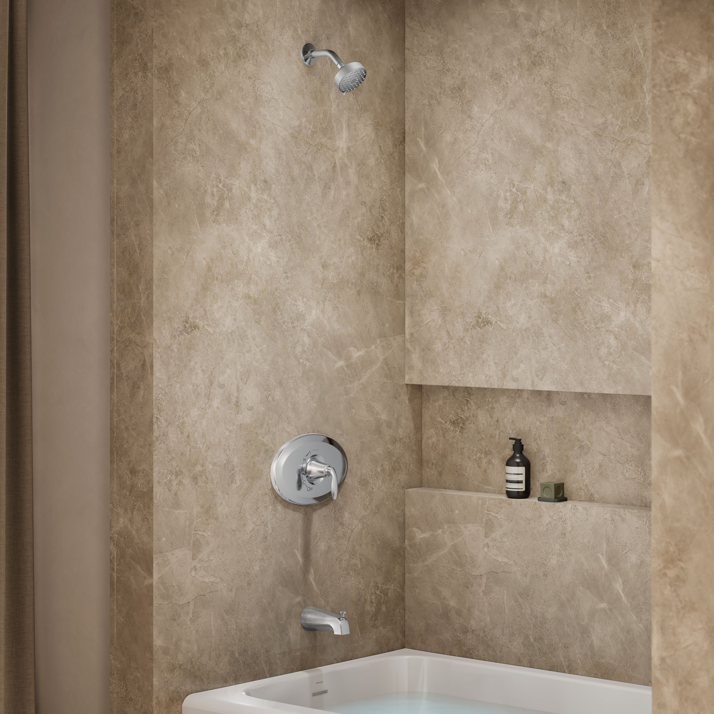 KOHLER TS21948-4Y-CP Tub-Shower-Faucets - View #2