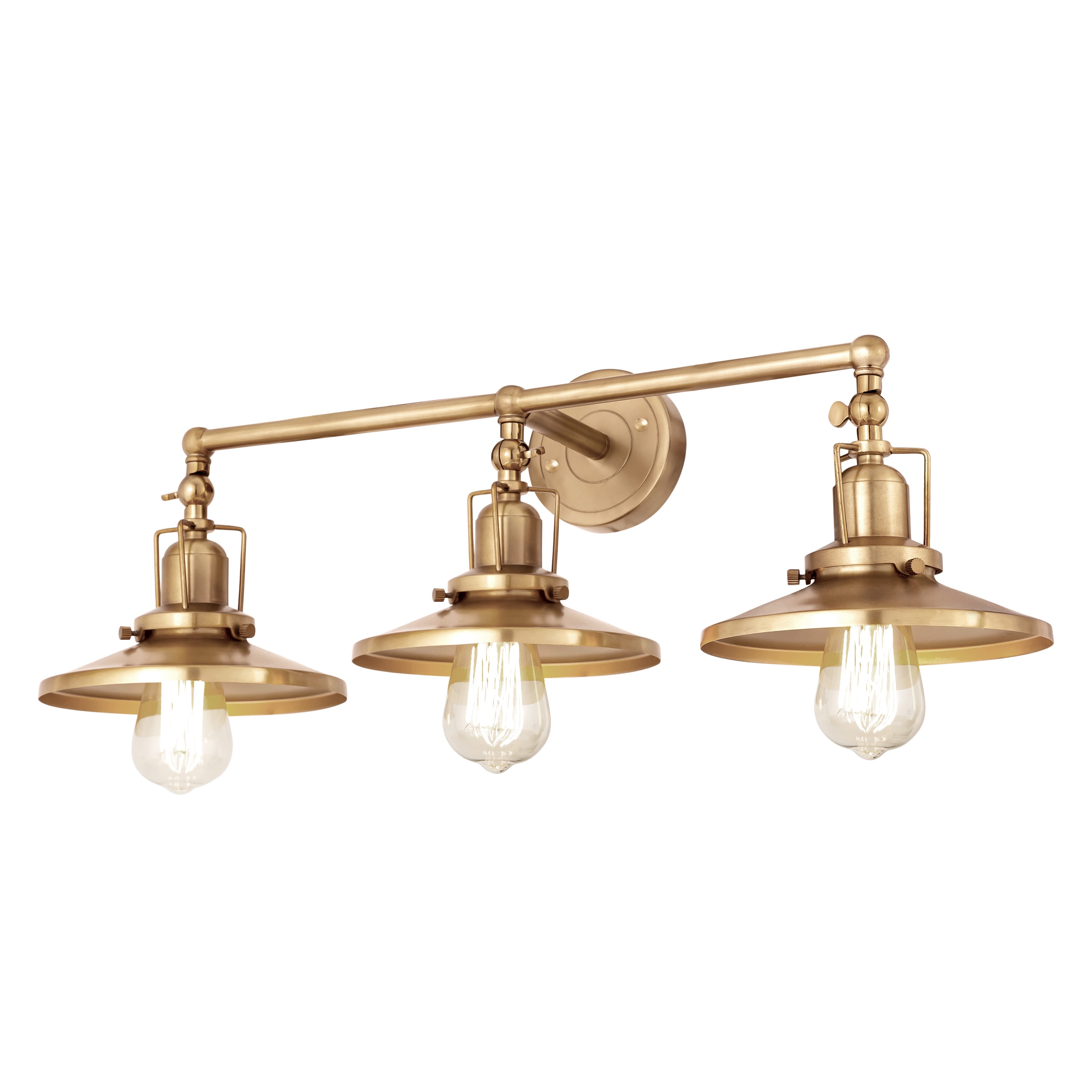 Westmore by ELK Lighting LWVL-220308031 Colorado 28-in 3 -Light Satin Brass Transitional Vanity light
