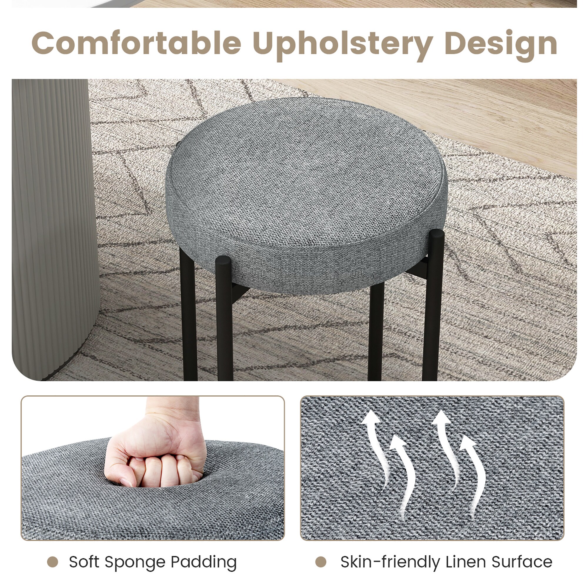Costway HCST00920 stools - View #5