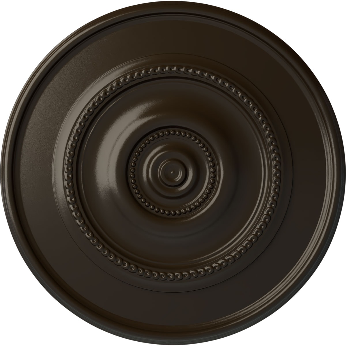 Ekena Millwork CM24RESHF Traditional Reece 24.375-in W x 24.375-in L Painted Stone Hearth Polyurethane Whole Ceiling Medallion