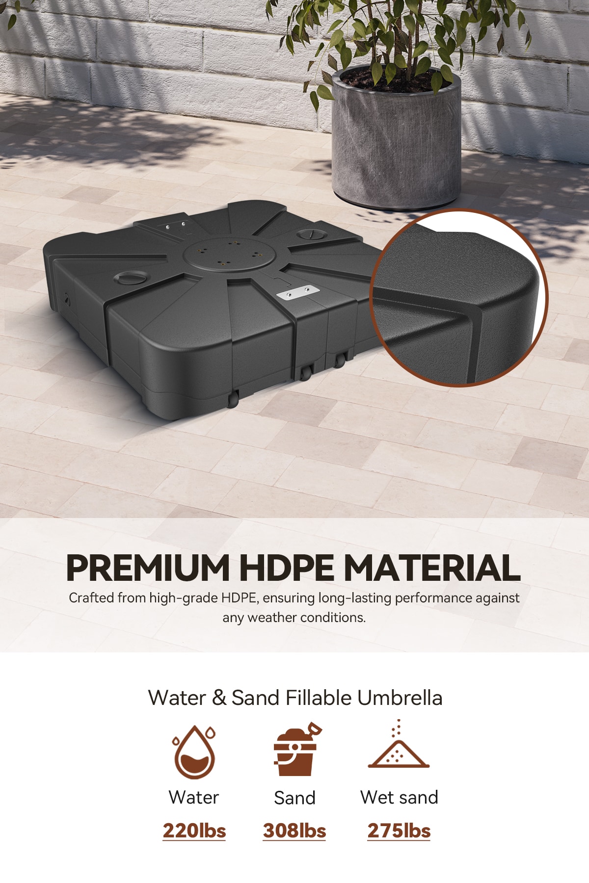 Mondawe MO-JX401B Umbrella-Bases - View #8