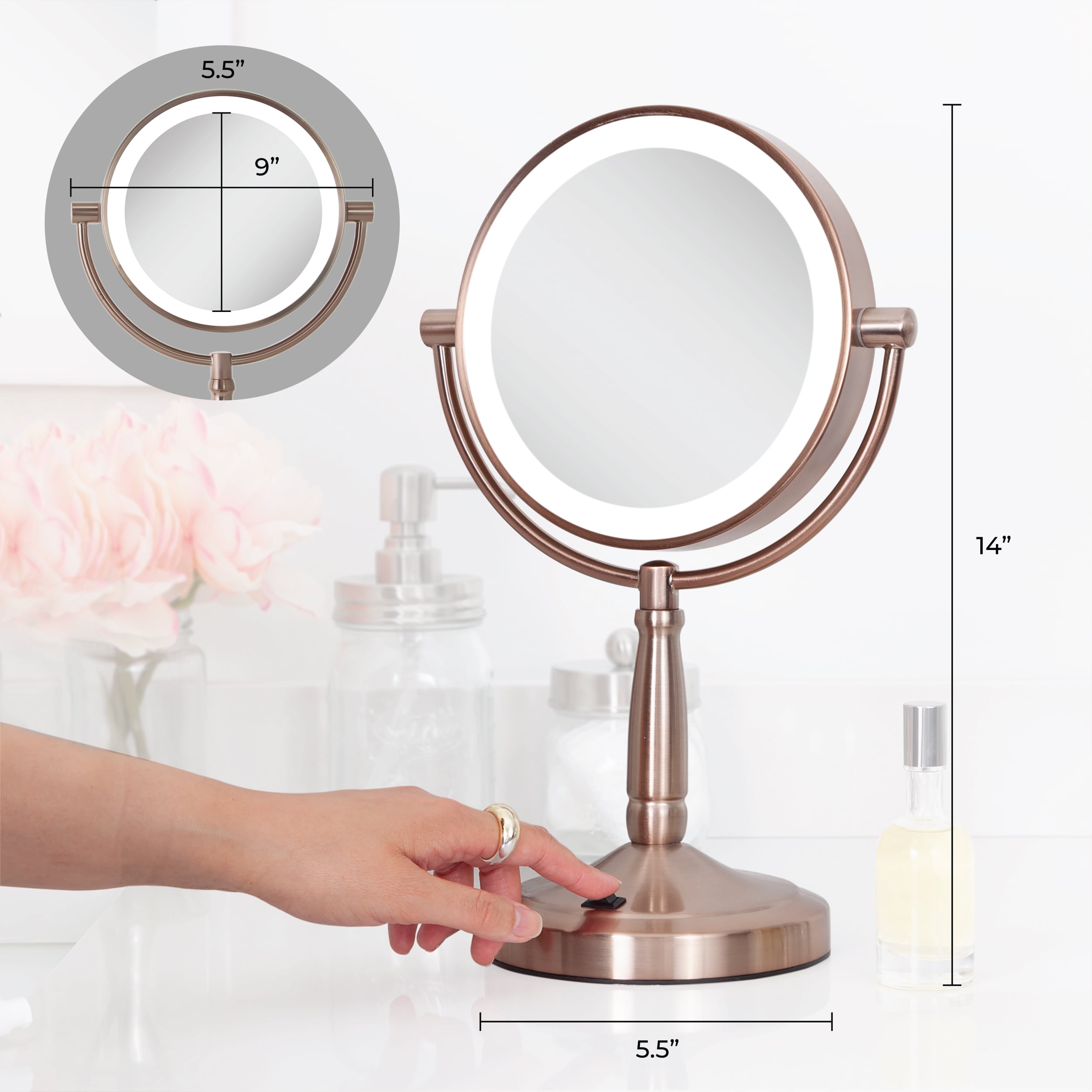 Zadro LEDMVRG10 Makeup-Mirrors - View #4