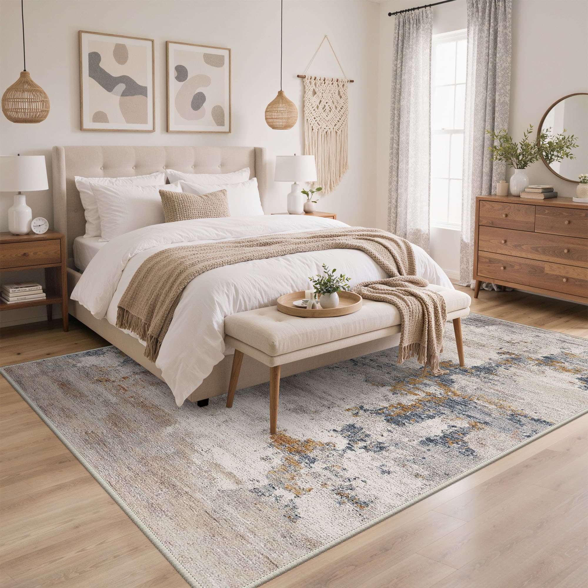 BAVNI ARA00625-OCHRE-2.5X6 rugs - View #4