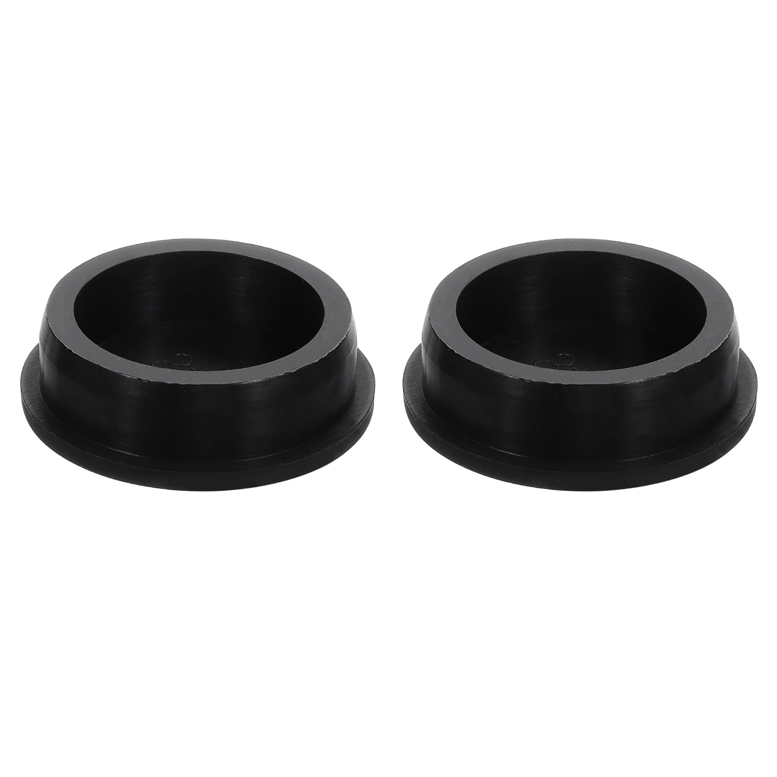 Unique Bargains 2pcs Black Plug Holes Waterproof Rubber Button Plug for 48mm / 1.89inch Hole #S26032301UX4154