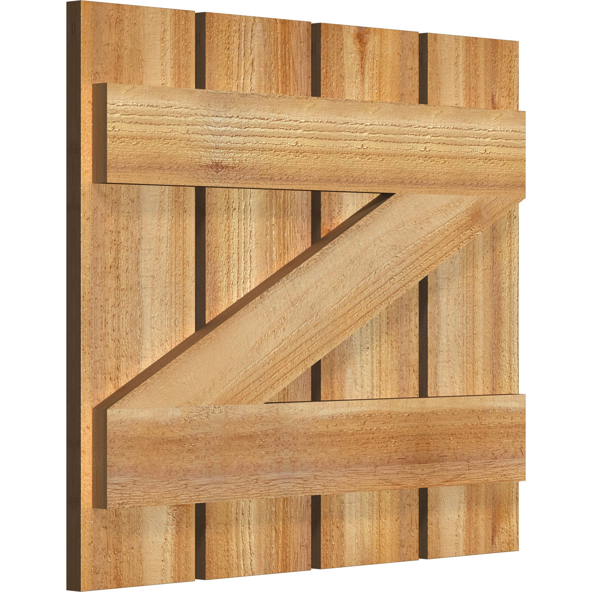 Ekena Millwork RBS06Z23X020RWR Exterior-Shutters - View #2