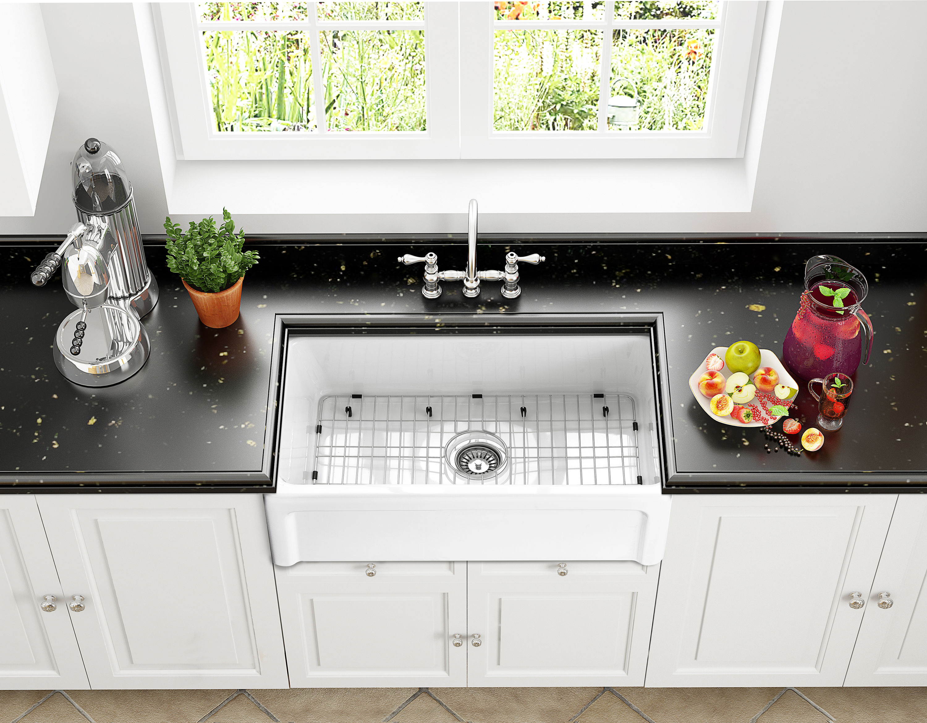allen + roth The Alden Dual-mount 33-in x 22-in Stainless Steel Single Bowl  1-Hole Kitchen Sink All-in-one Kit in the Kitchen Sinks department at