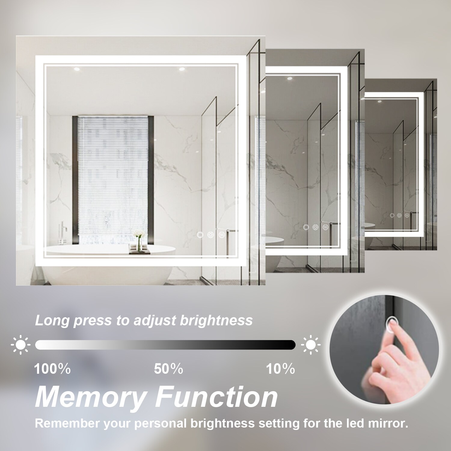 Maxax MXML01-77 Framed-Bath-Mirrors - View #5