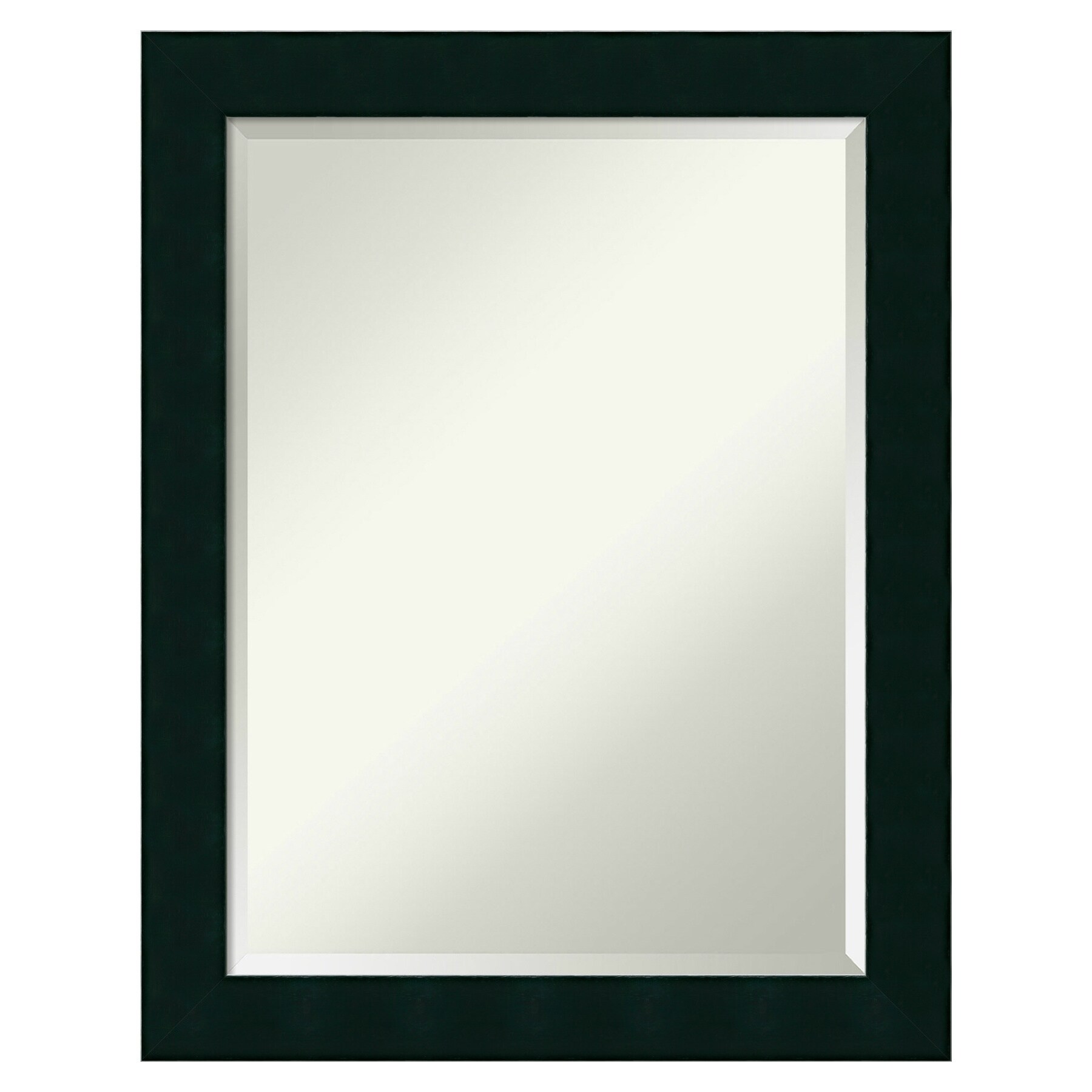 Amanti Art DSW4016466 Tribeca 22.12-Inches x 28.12-Inches Framed Rectangle Bathroom Vanity Mirror ( Matte Black )