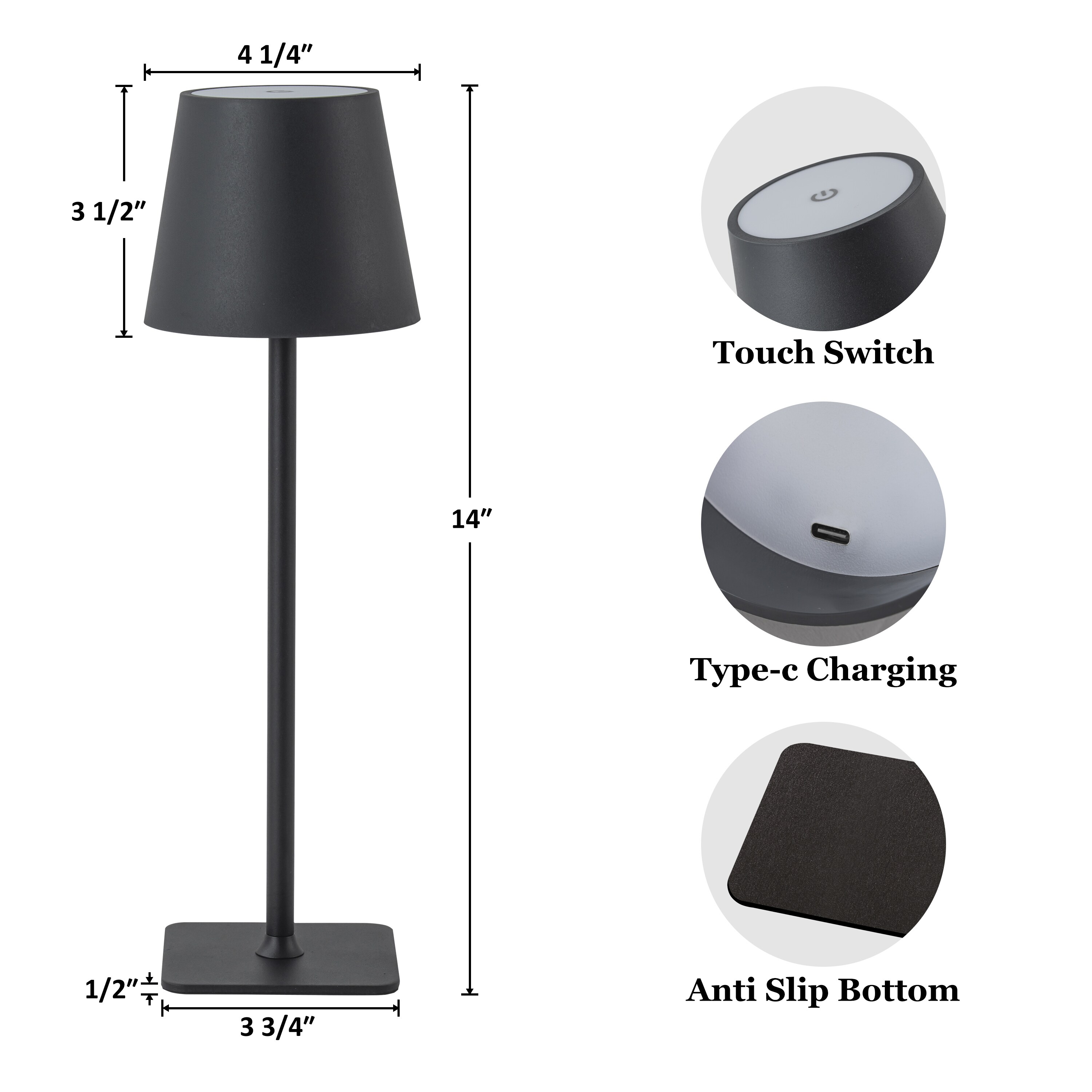 C Cattleya LCA2615-4TM Table-Lamps - View #5
