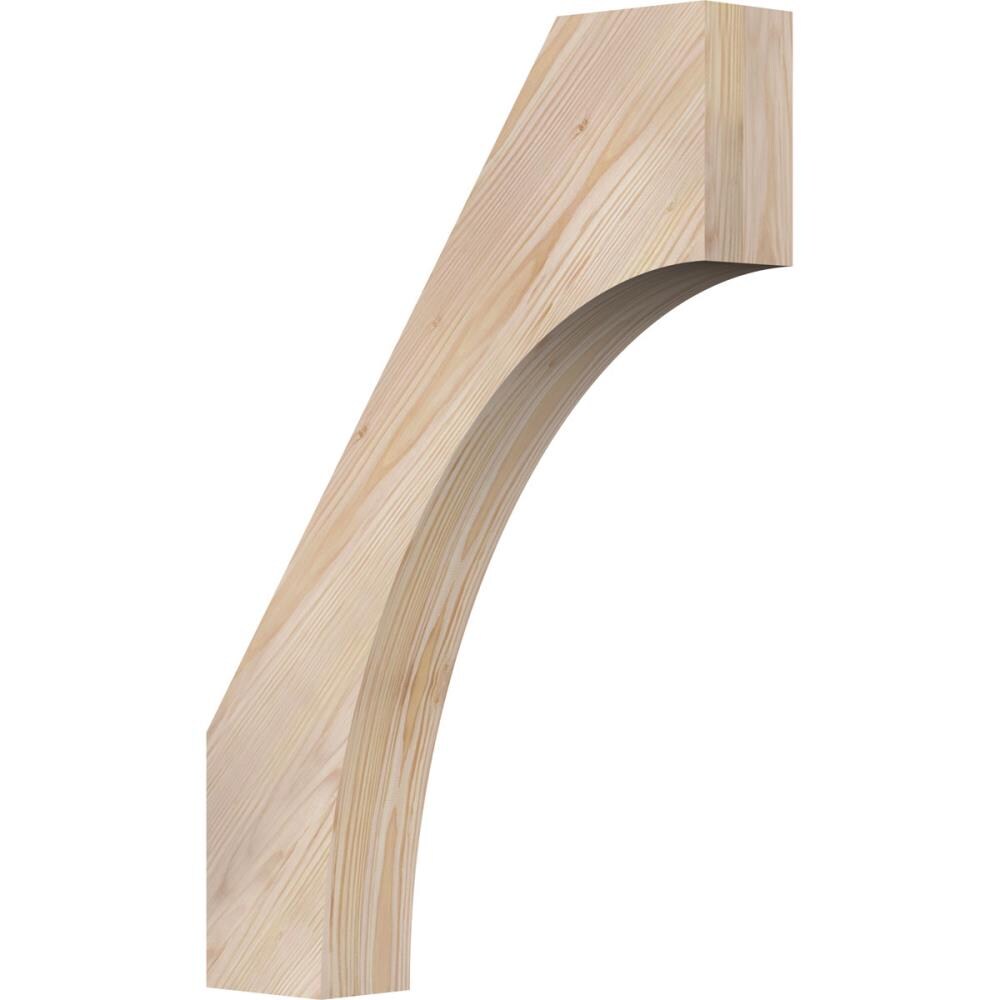 Ekena Millwork BRC04X18X26WTL00SDF 3-1/2-in x 18-in x 26-in Douglas Fir Unfinished Wood Westlake Smooth Knee Brace