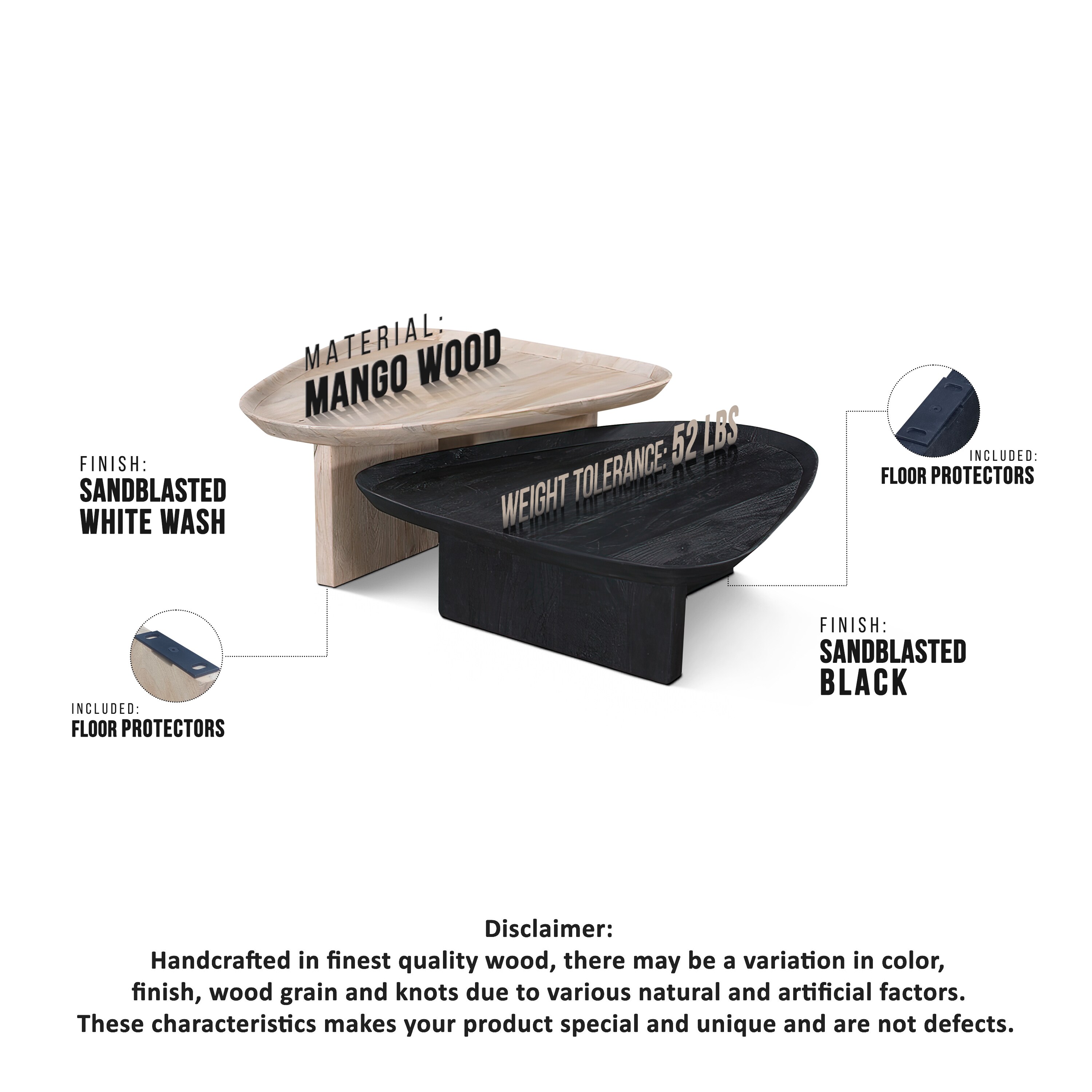Benzara UPT-301507 Coffee-Tables - View #9