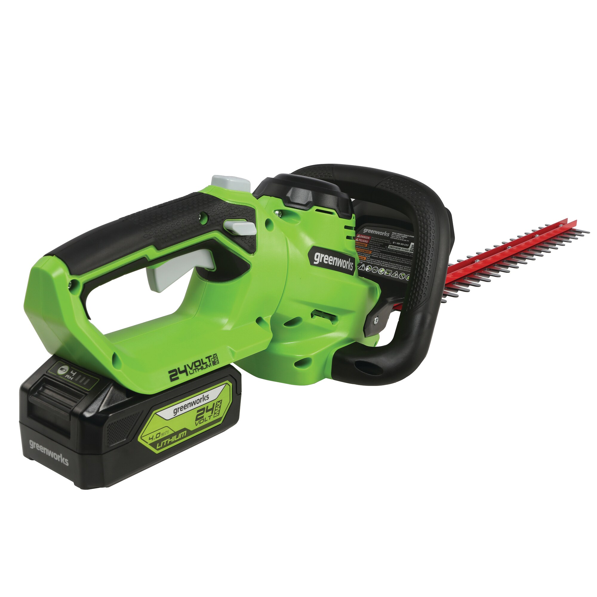 Greenworks 24 Inch 40 Volt Battery Powered Power Hedge Trimmer ,Tools Only  841821011208